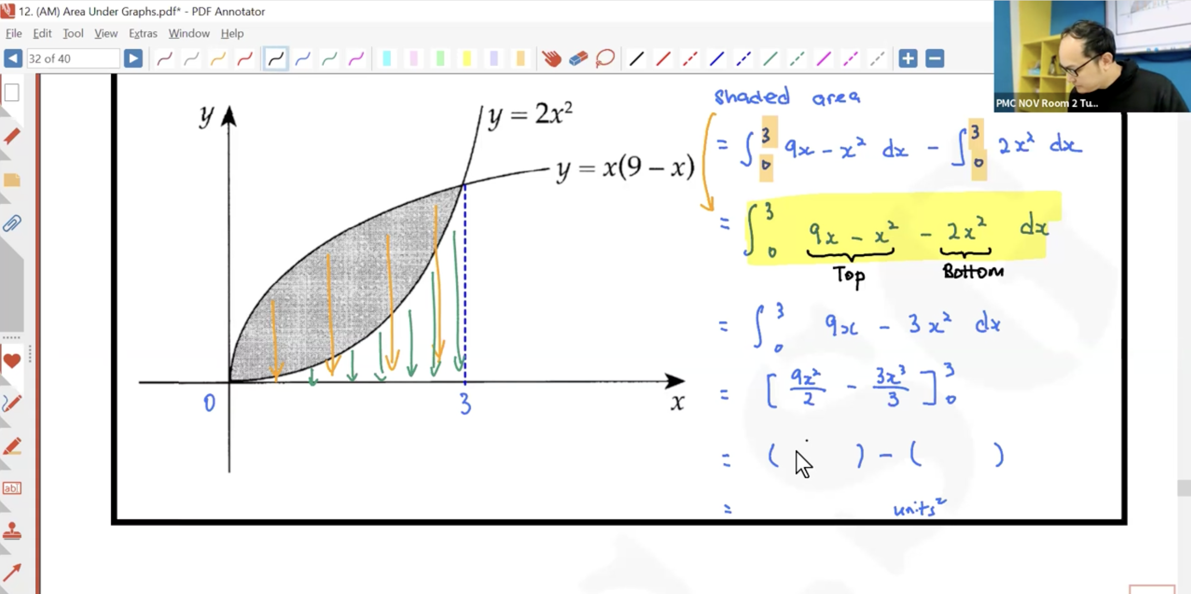 22. (AM) Area Under Graph L2 [2026] - Mr AA