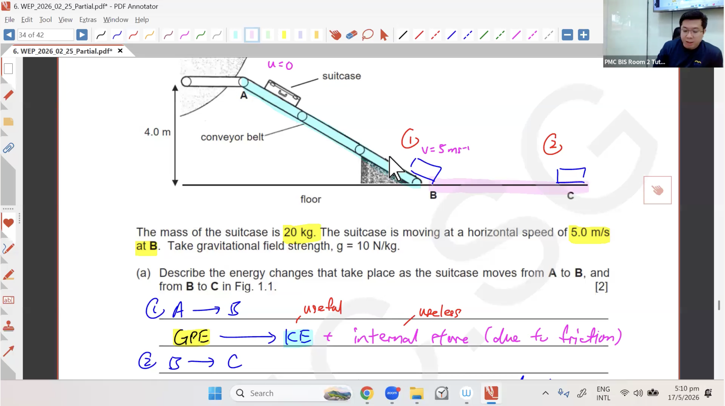 22. Work Energy Power Lesson 3 [2026] - Mr SW