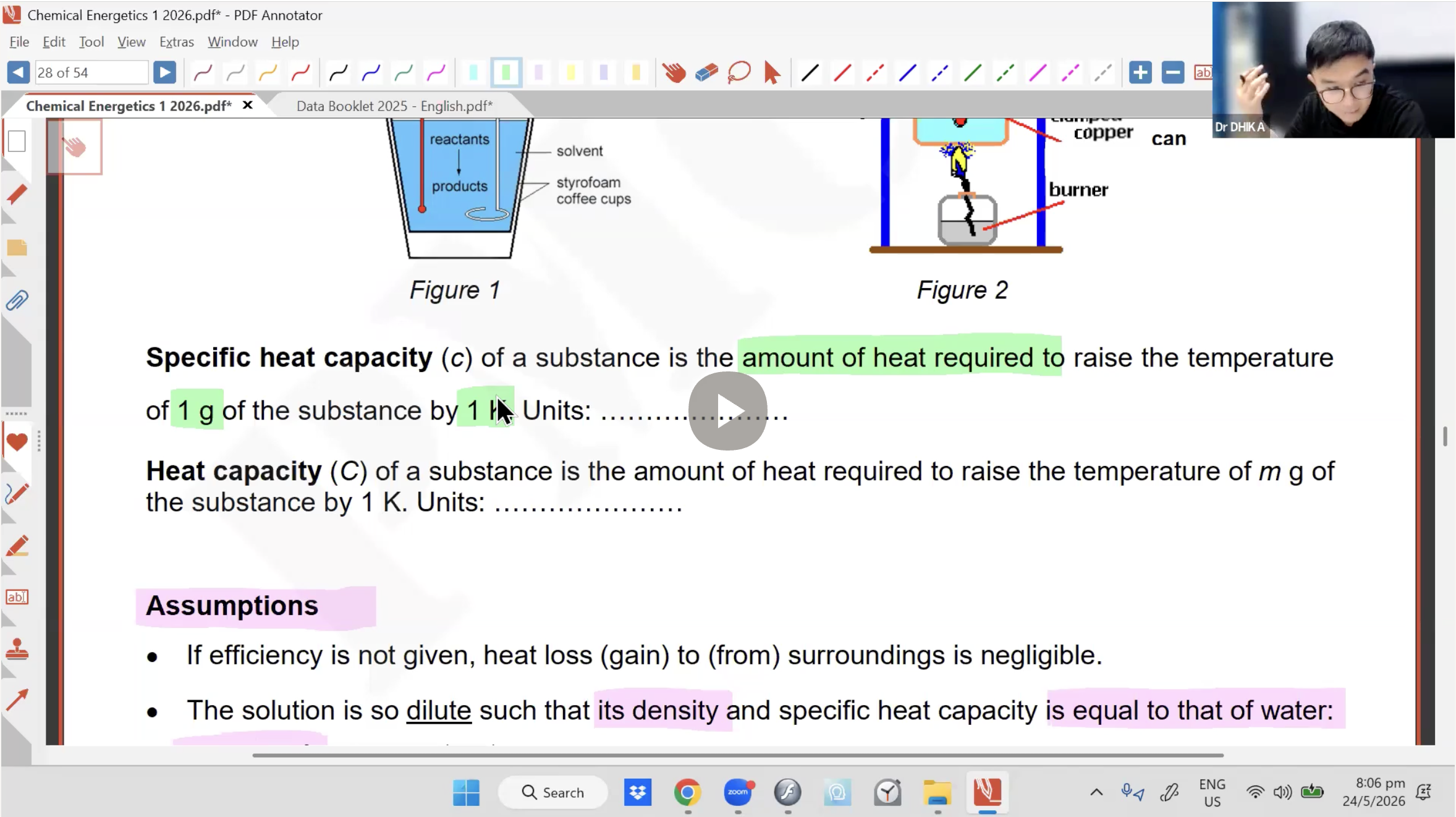 23. Energetics 1 L1 [2026] - Dr D