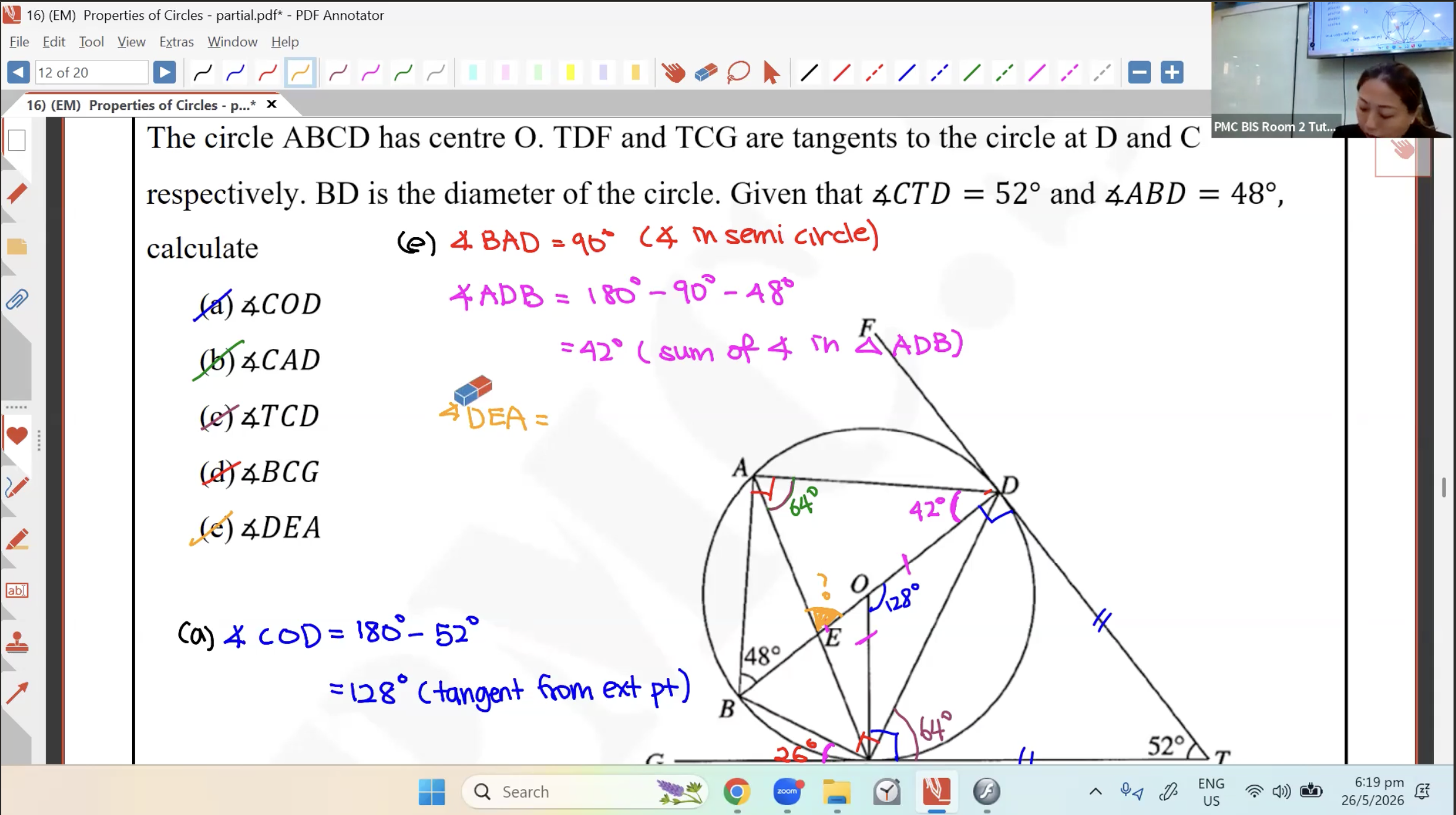 24. (EM) Properties of Circles [2026] - Ms JL