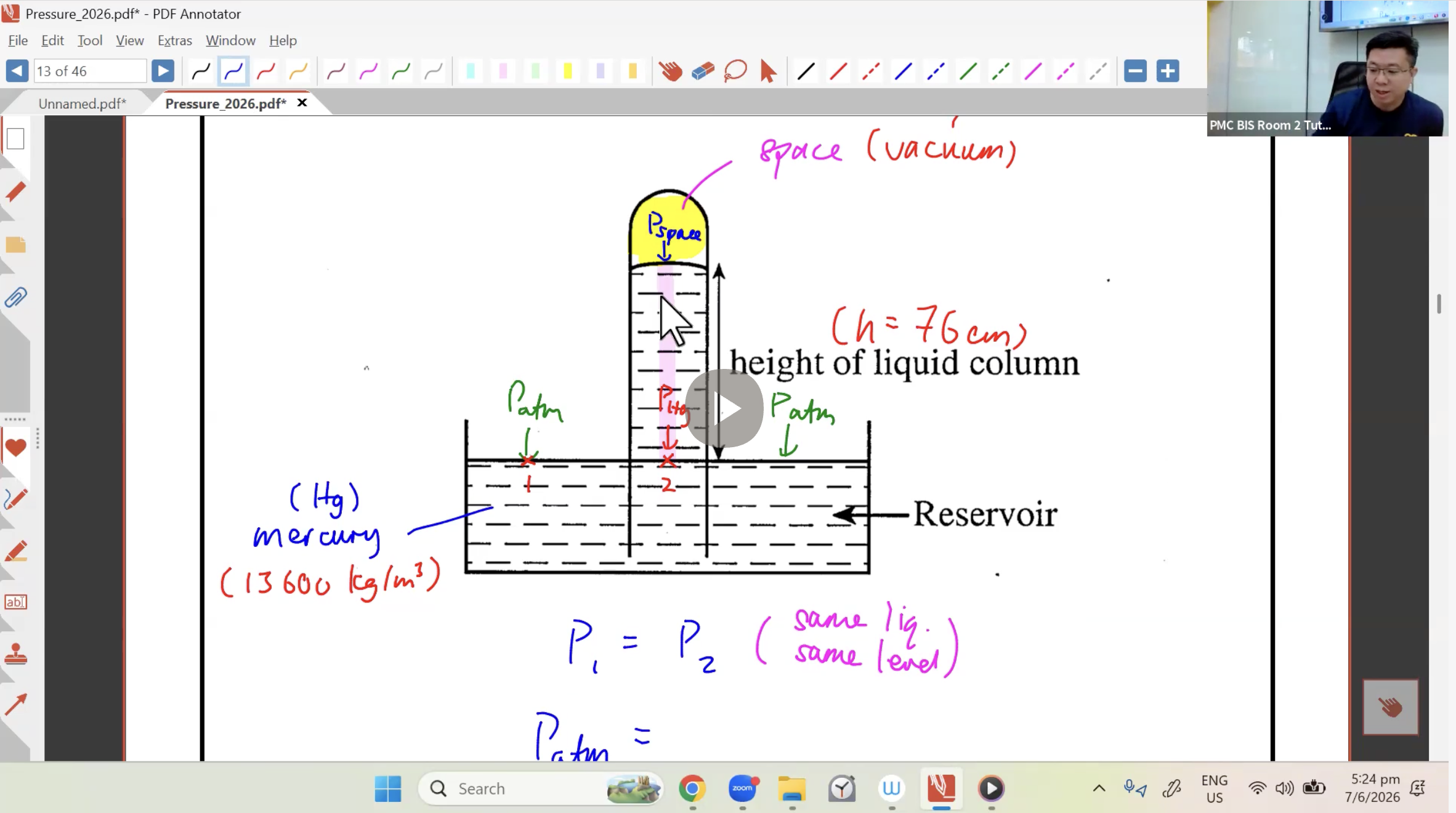 25. Pressure Lesson 1 [2026] - Mr SW