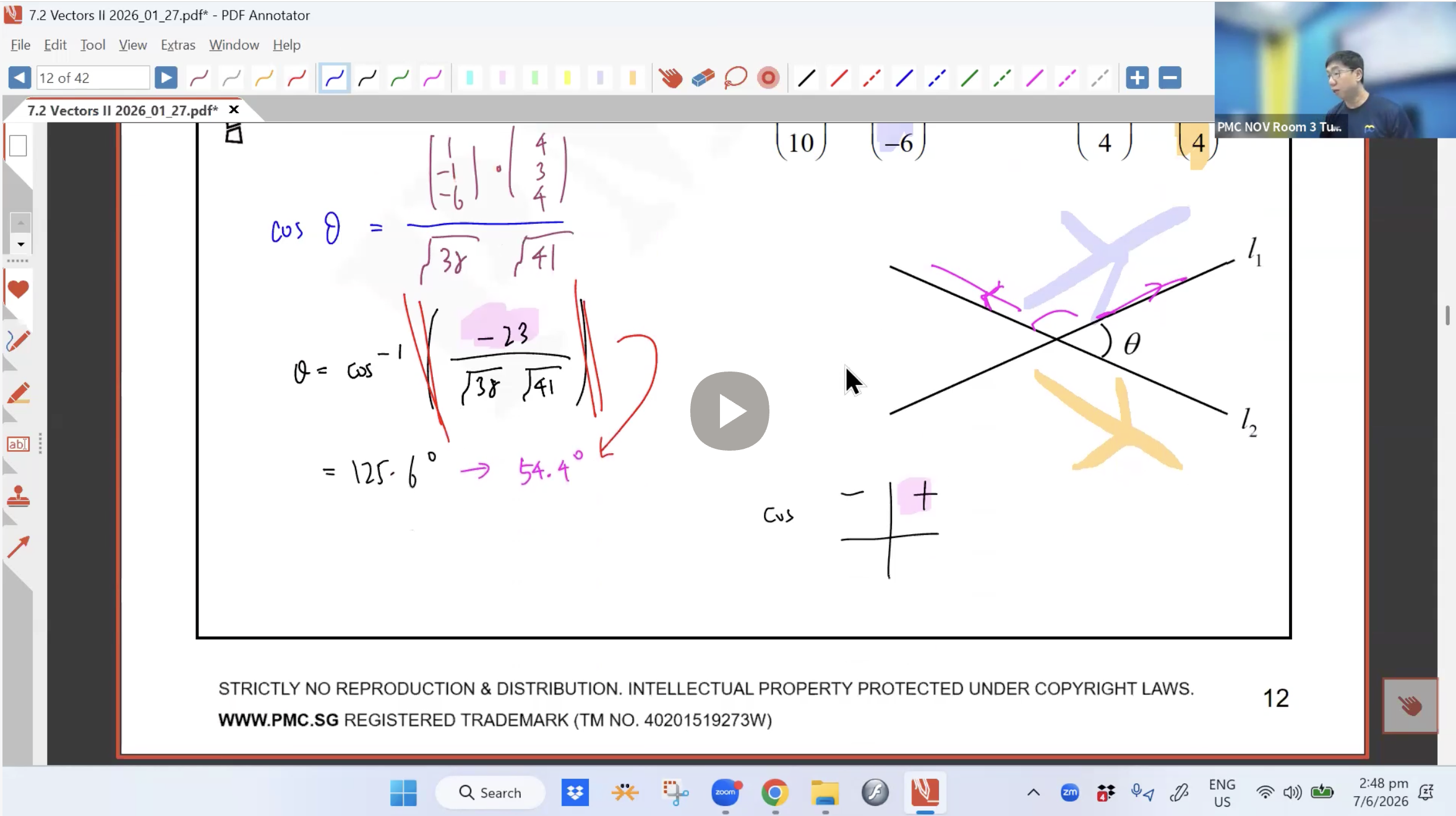 25. Vectors 2 L1 [2026] - Mr CT