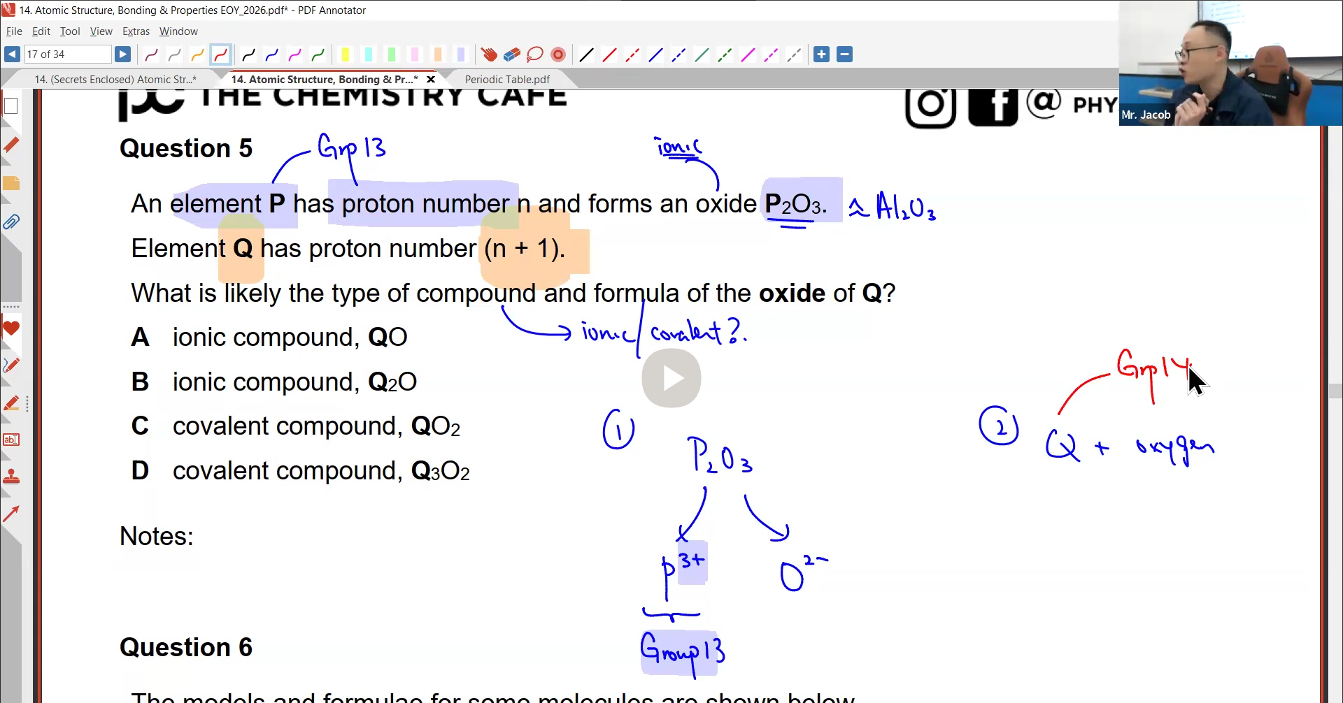 26a. Atomic Structure & Chemical Bonding EOY L2 & L3 [2026]