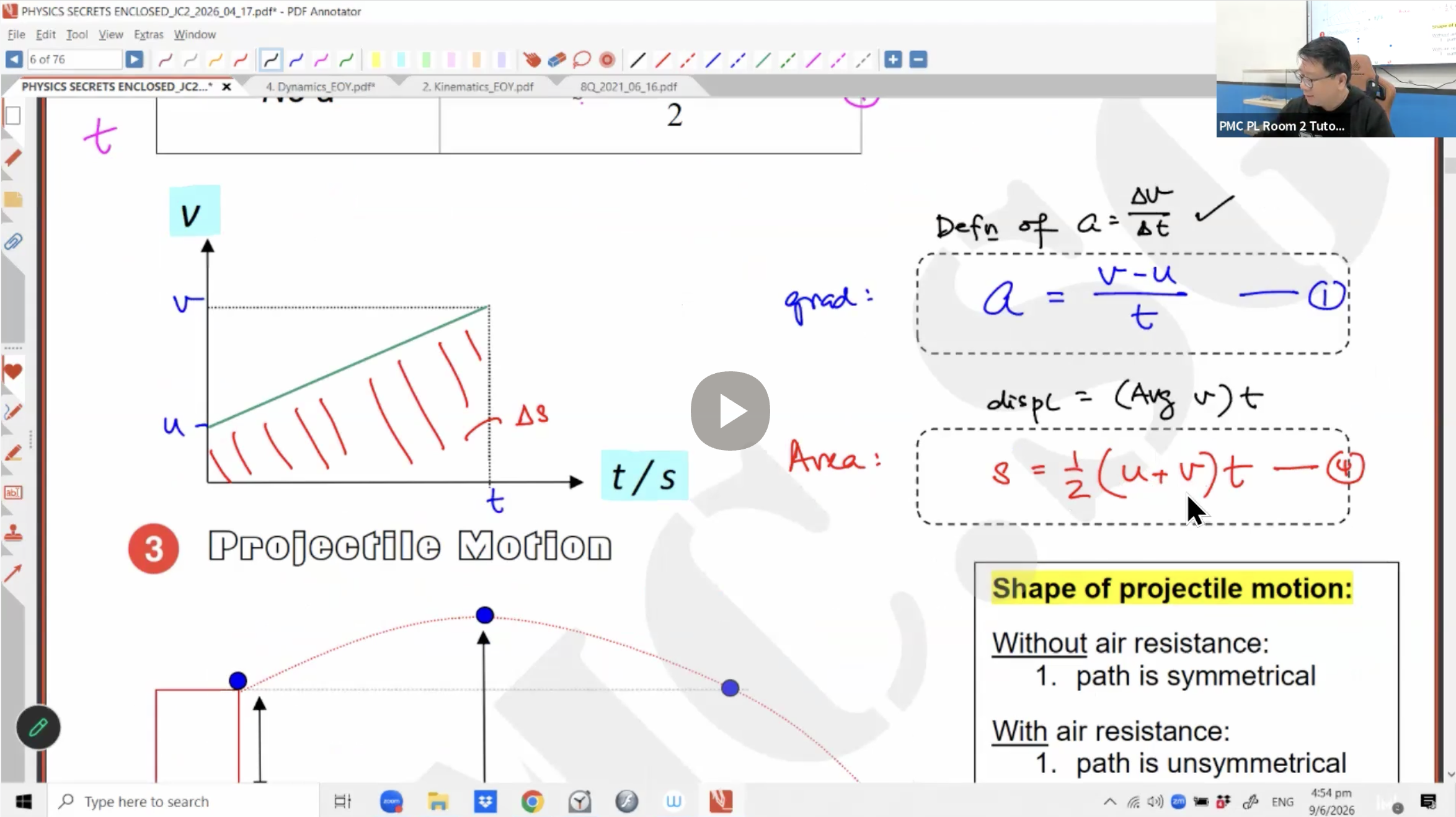 26a. J2PH June Holiday Additional 5 hr L2 - Measurement + Dynamics + Kinematics [2026] - Mr DK Part 1