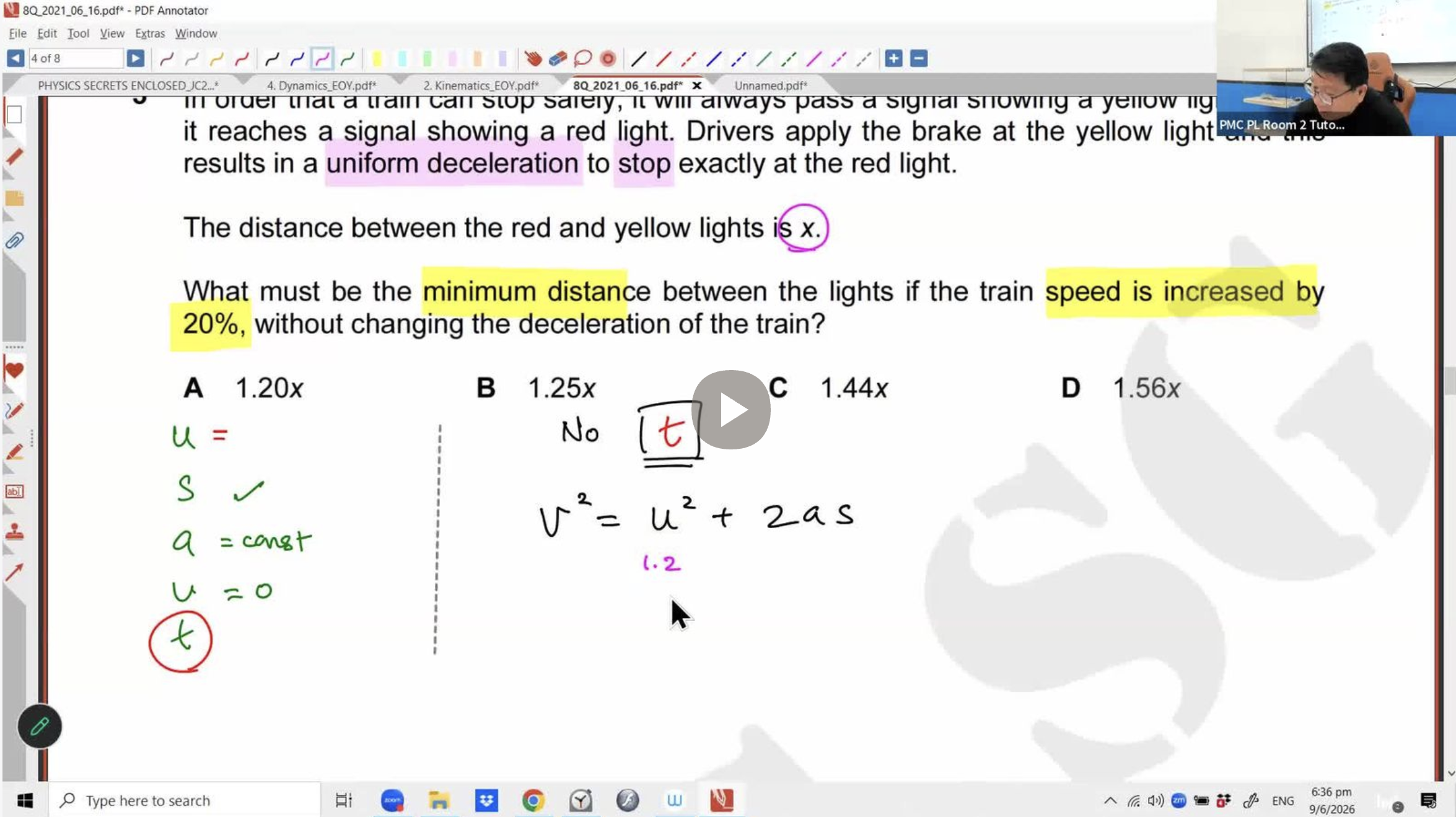 26a. J2PH June Holiday Additional 5 hr L2 - Measurement + Dynamics + Kinematics [2026] - Mr DK Part 2