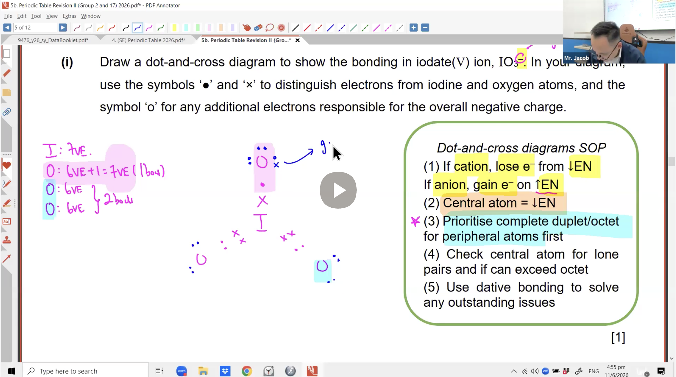 26a. Periodic Table Revision [DIY] Chemical Bonding Revision [2026] - Mr JT