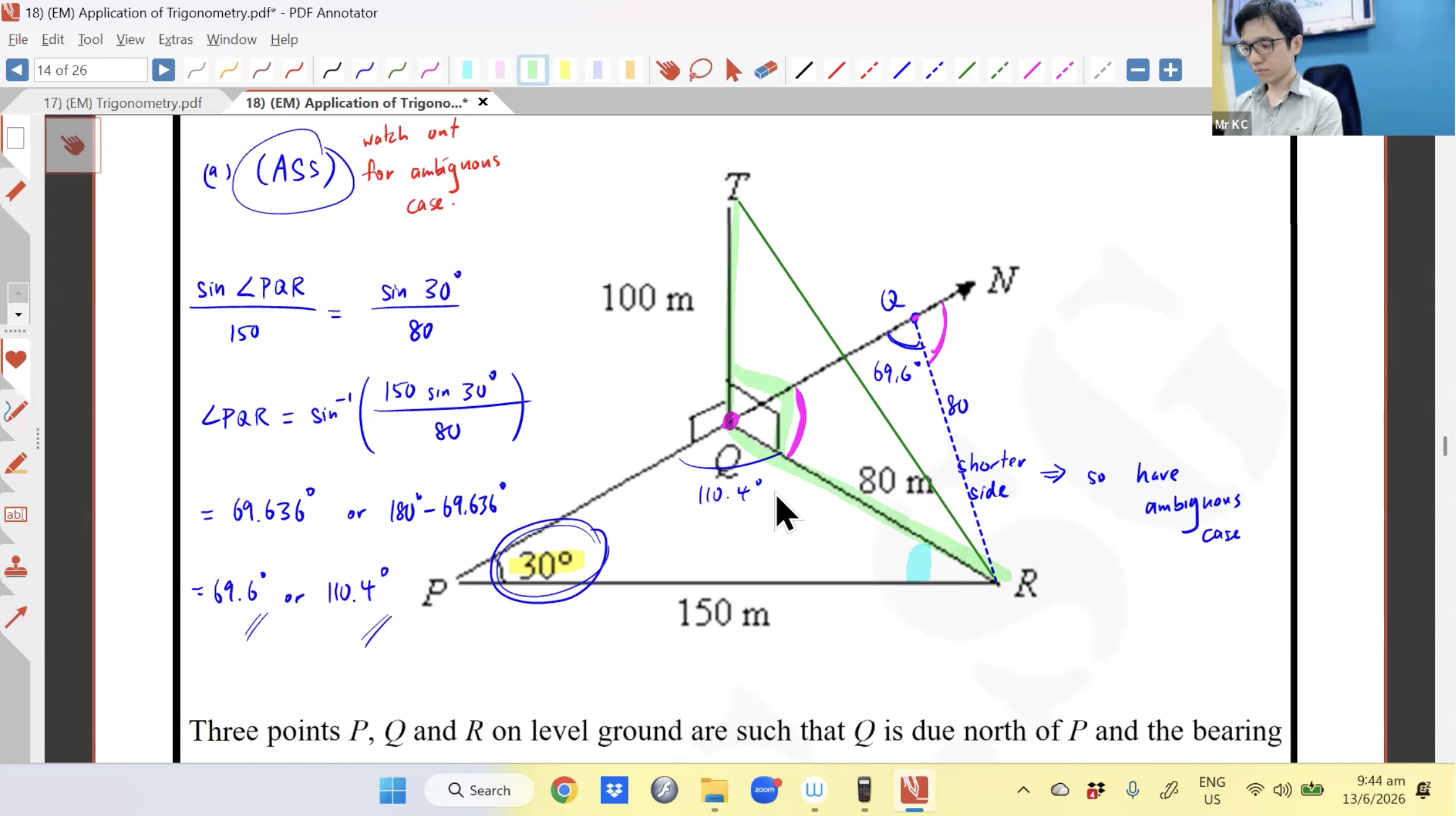 26. (EM) Trigonometry L2 [2026] - Mr KC