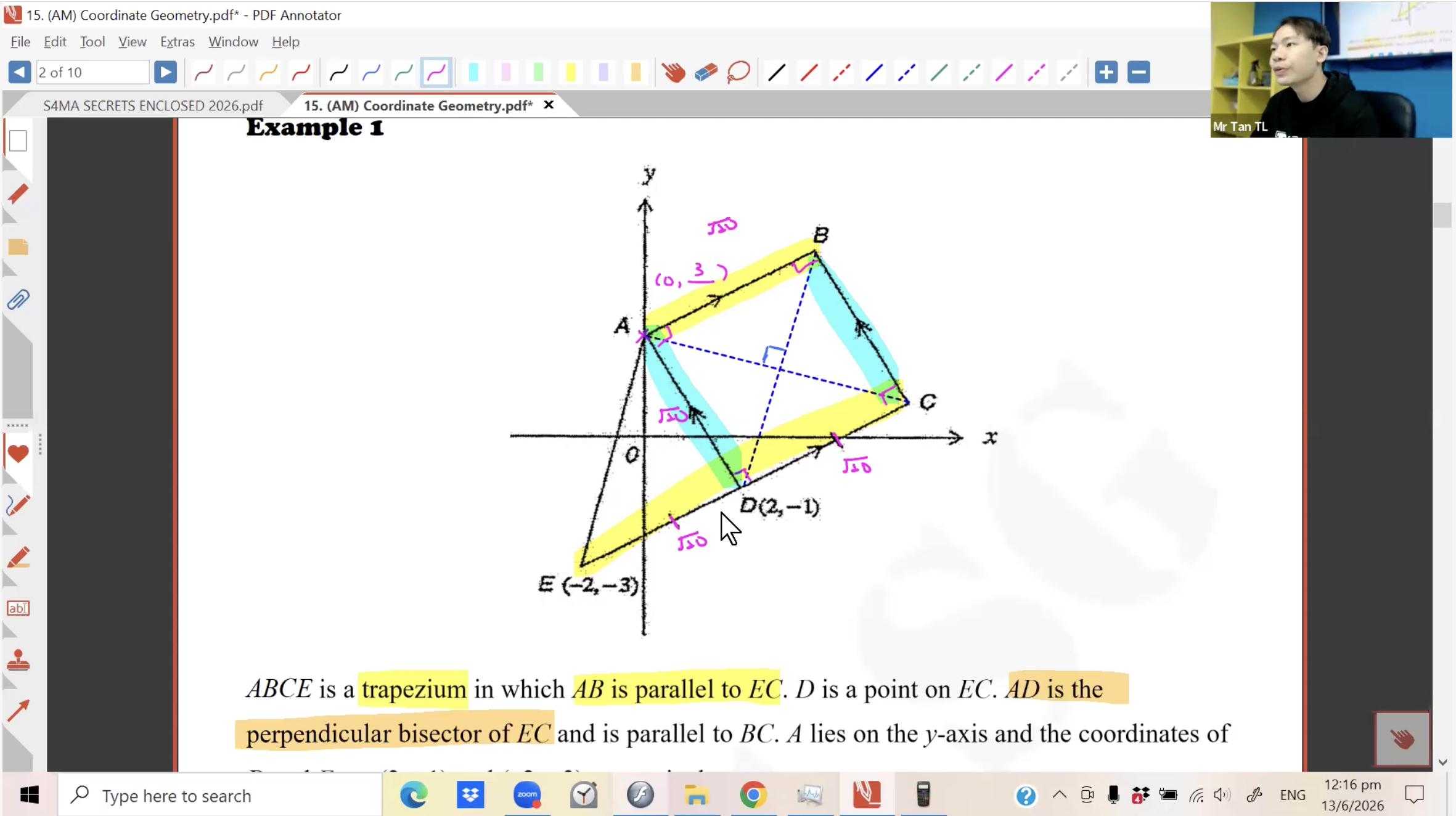26b. Final Revision: Coordinate Geometry [2026] - Mr TTL