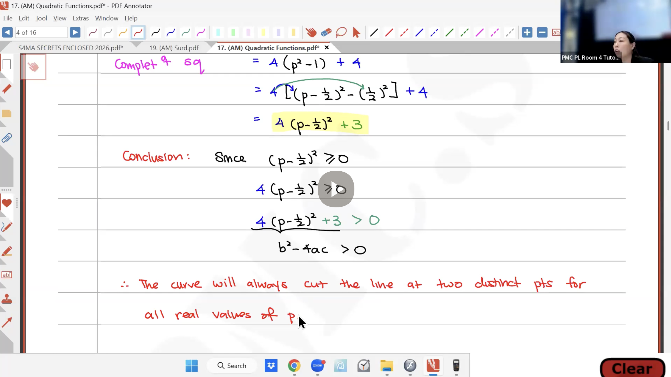 27a. Final Revision: Equation of Circles [June Hol] [2026] - Ms JL