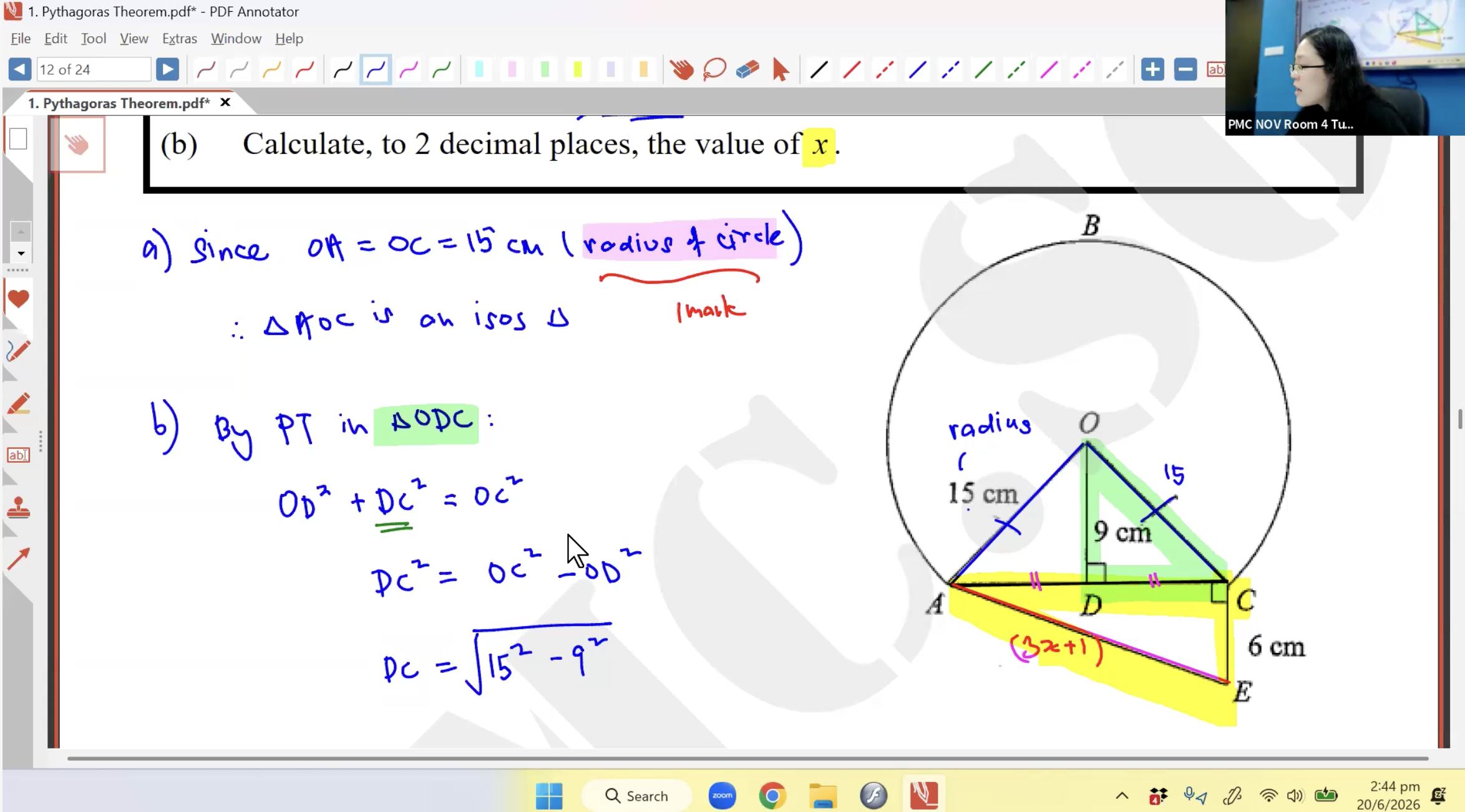 27b. Pythagoras' Theorem [2026] - Ms AC