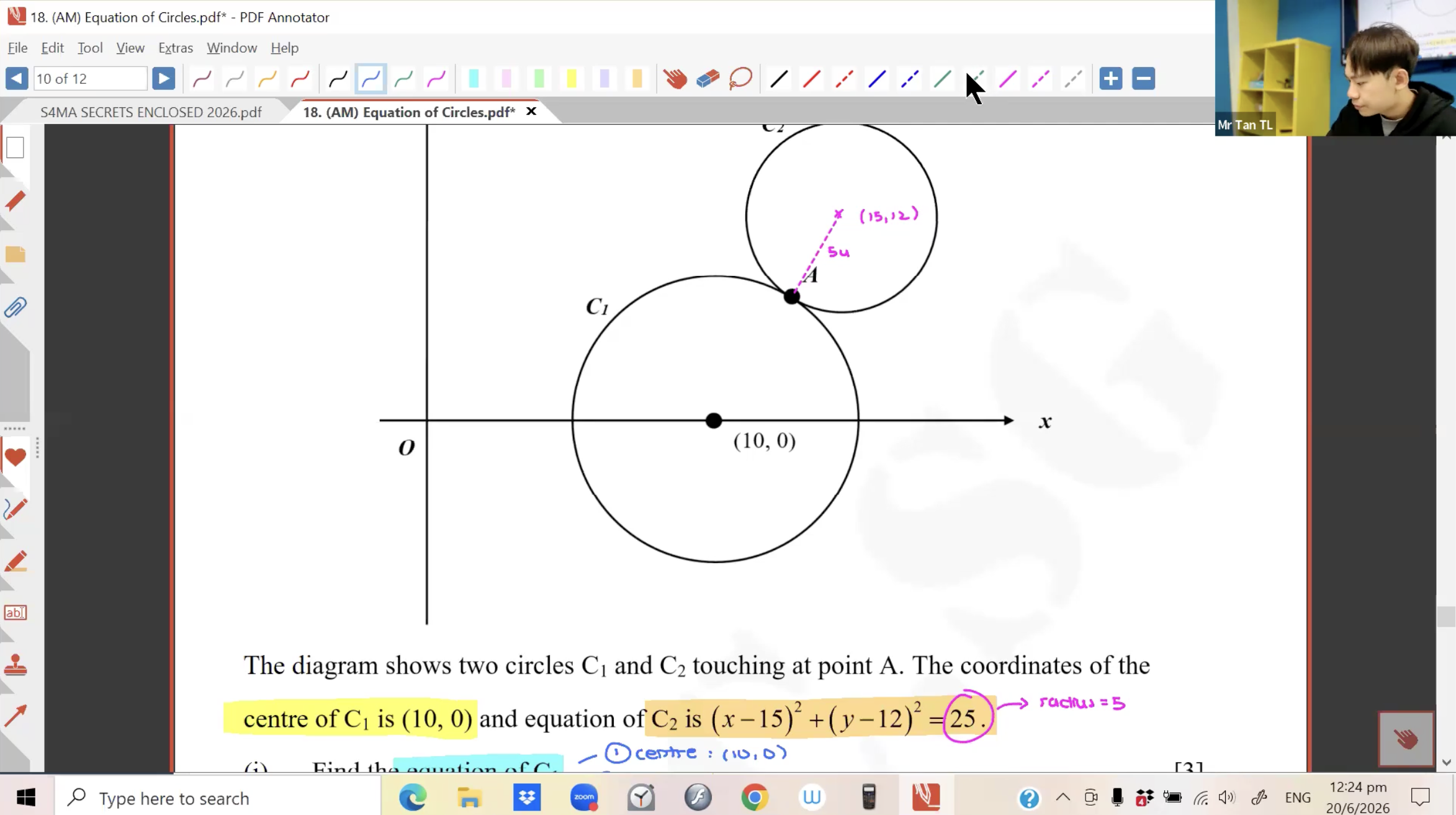 27b. Final Revision: Equation of Circles [2026] - Mr TTL