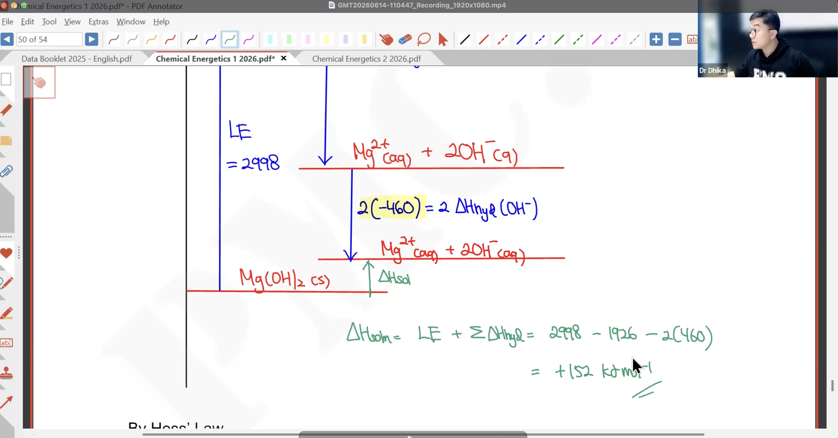 26. Energetics 1 L4 - Dr D