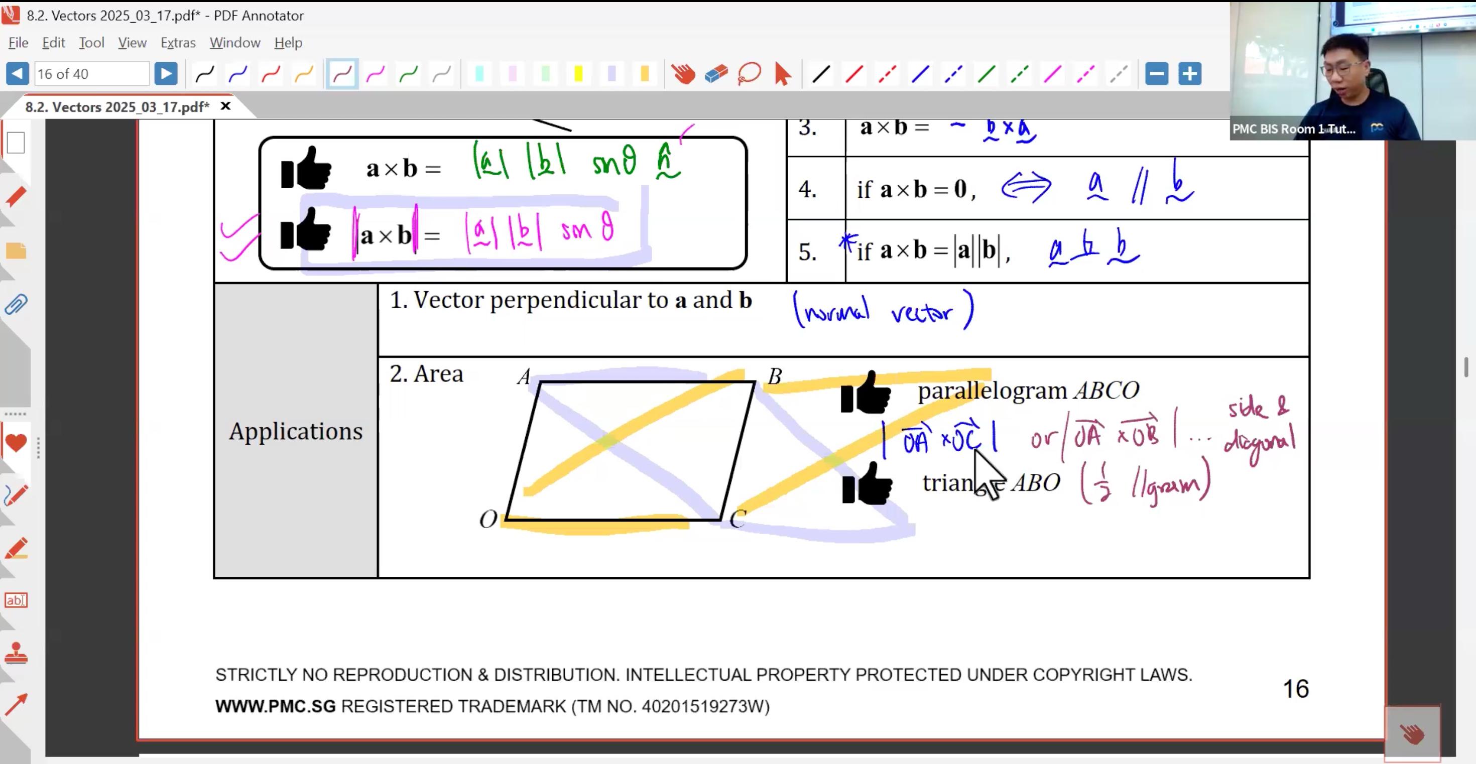 28a. Vectors Revision (June Holiday Lesson) [2026]