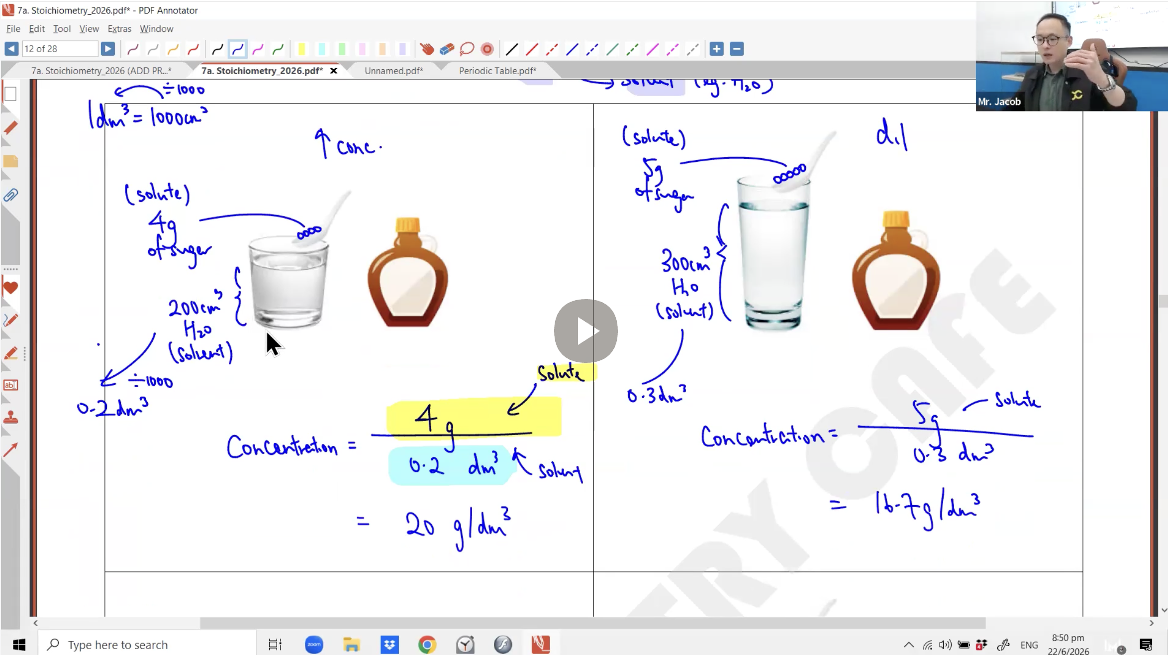 28. (C) Mole Calculations 2 [2026] - Mr JT