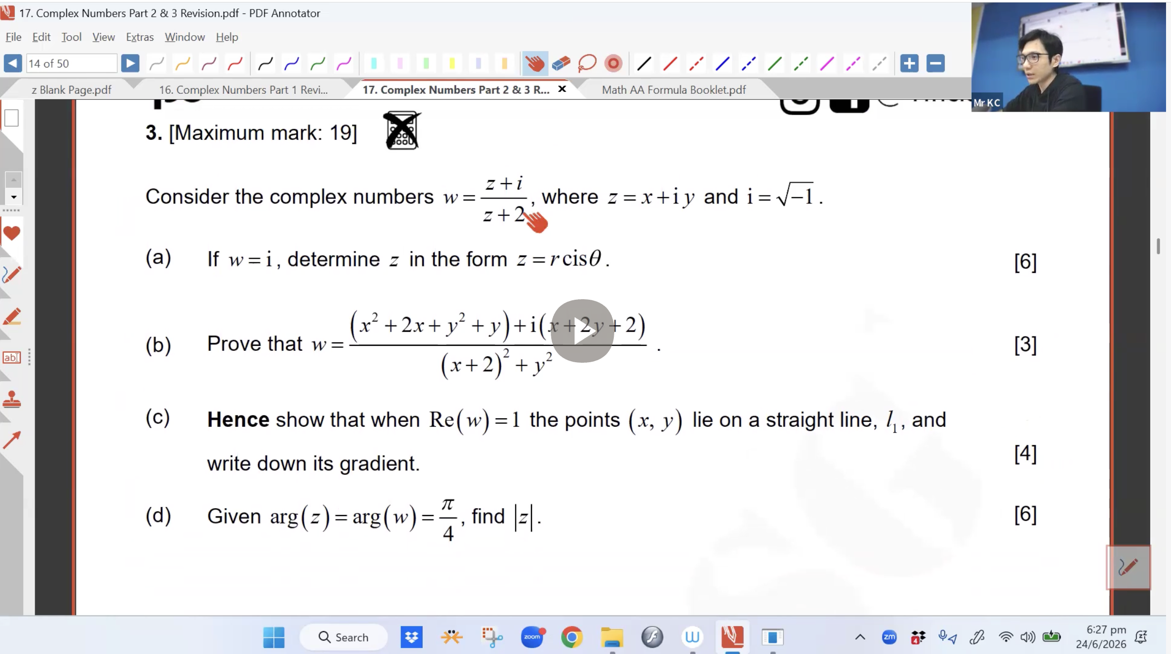 28. Complex Numbers Revision L2 [2026] - Mr KC