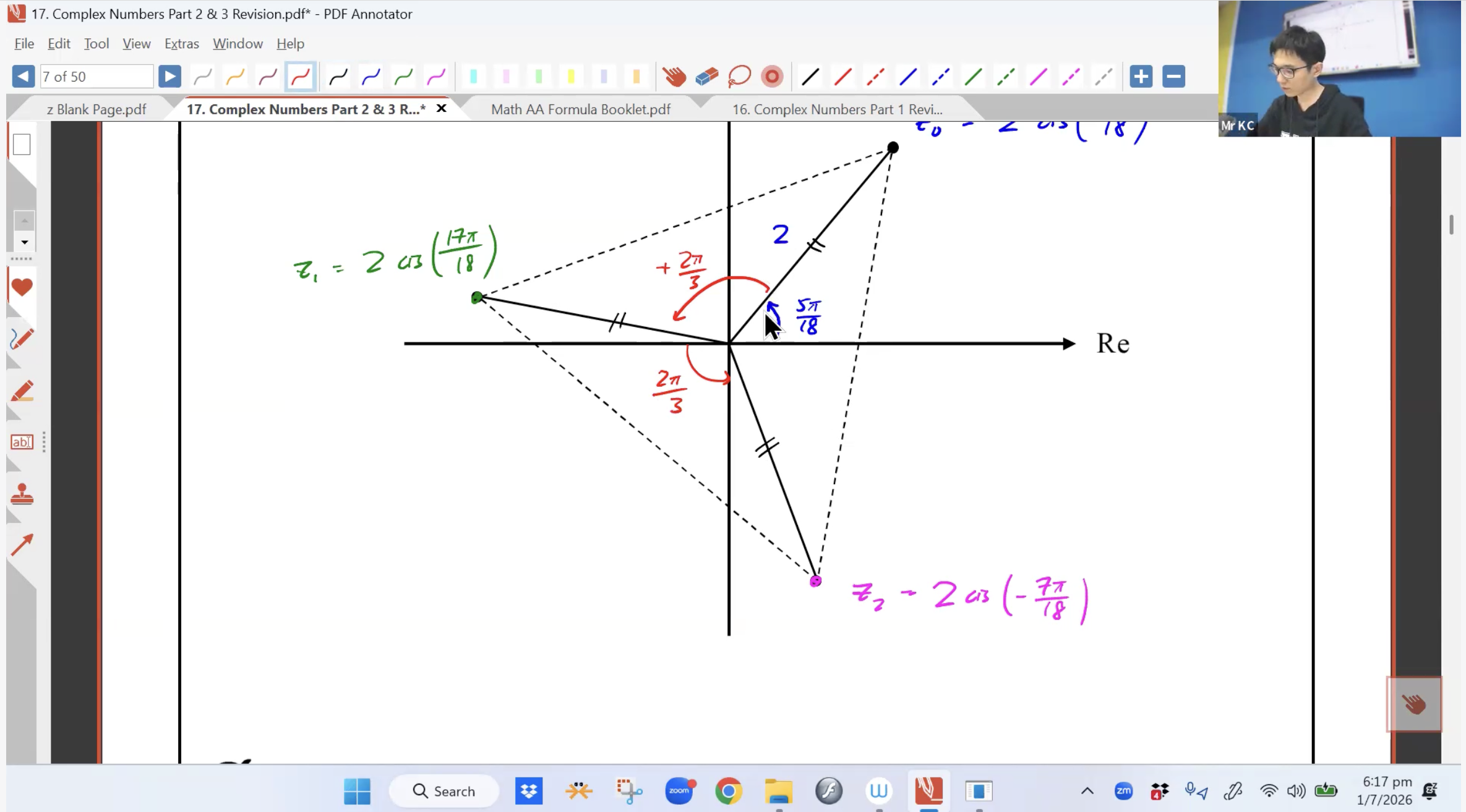 29. Complex Numbers Revisions L3 [2026] - Mr KC