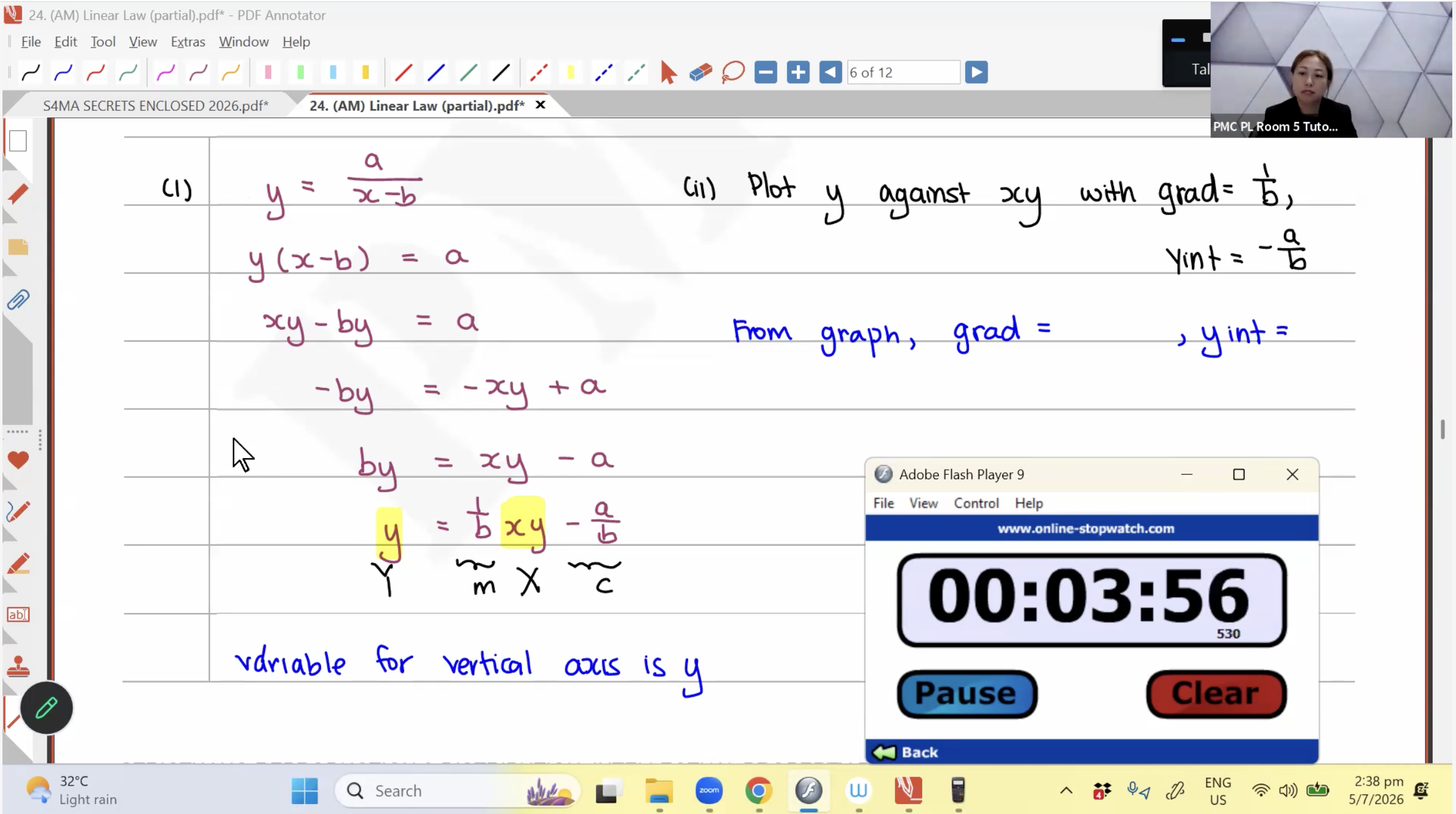 29. Final Revision: Linear Law [2026] - Ms JL