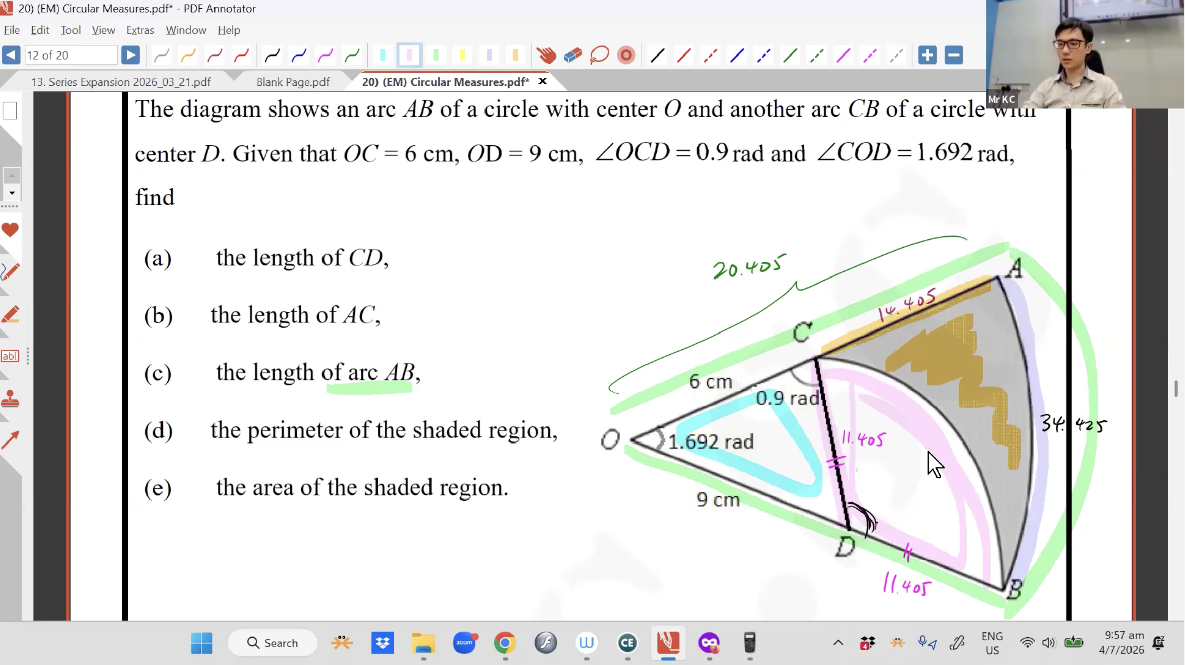 29. (EM) Circular Measure [2026] - Mr KC
