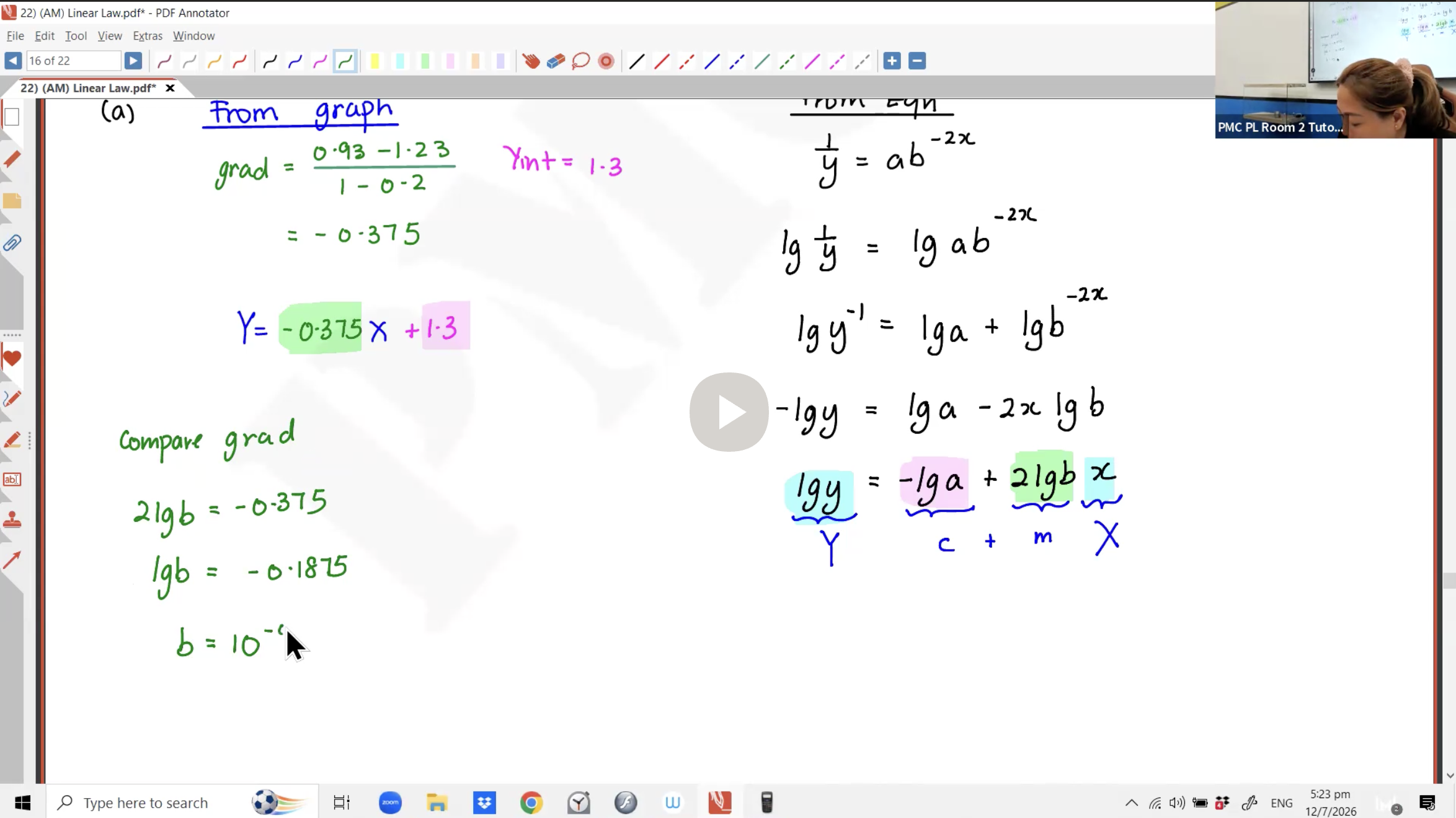 30b. (AM) Linear Law [2026] - Ms JL