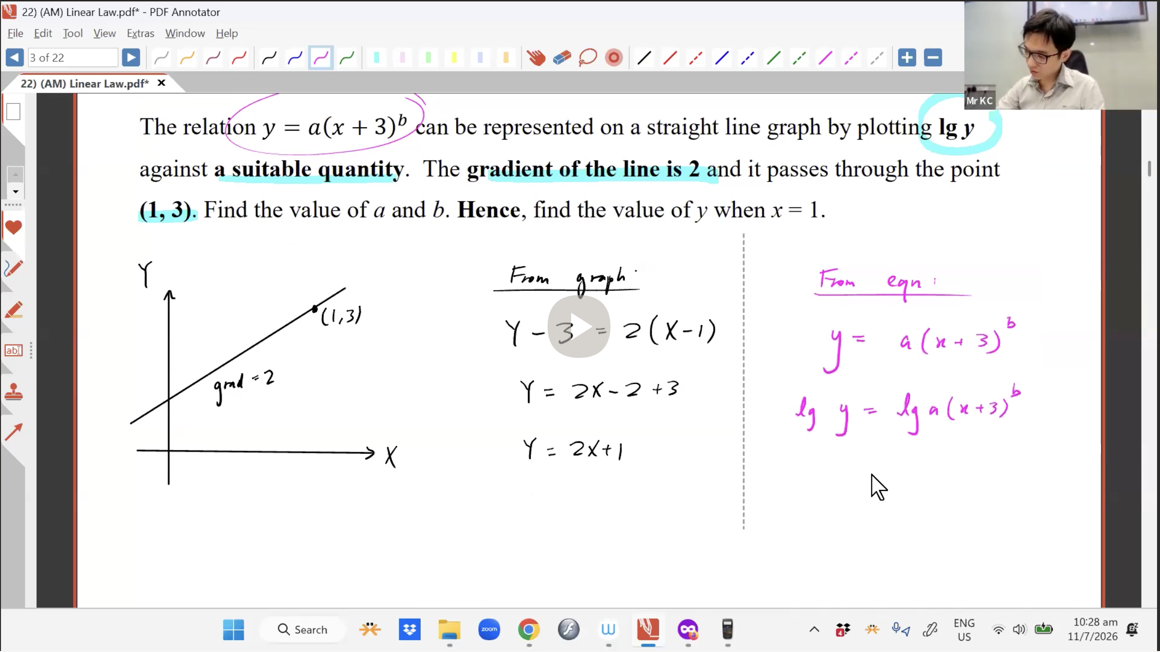 30b. (AM) Linear Law [2026] - Mr KC
