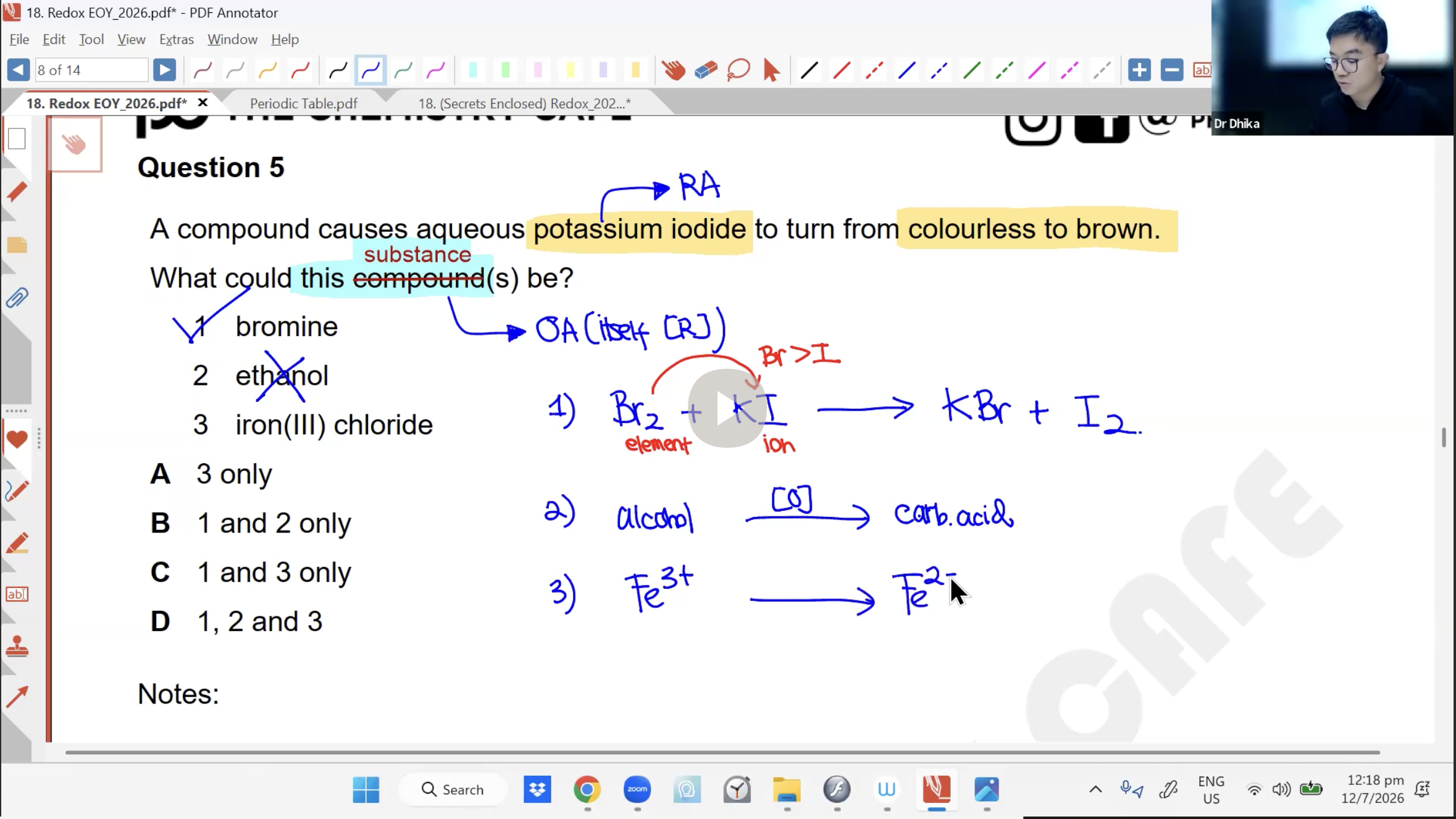 30. Redox EOY [2026] - Dr D