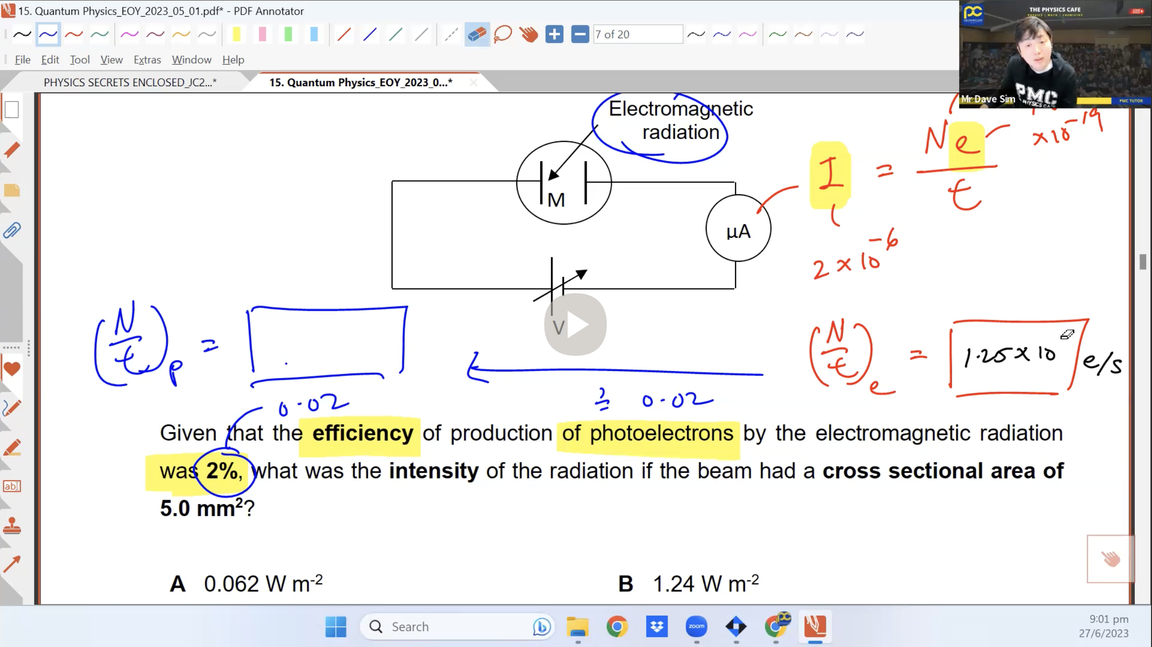 30. Quantum Physics Revision Lesson 1 [2026] - MDS