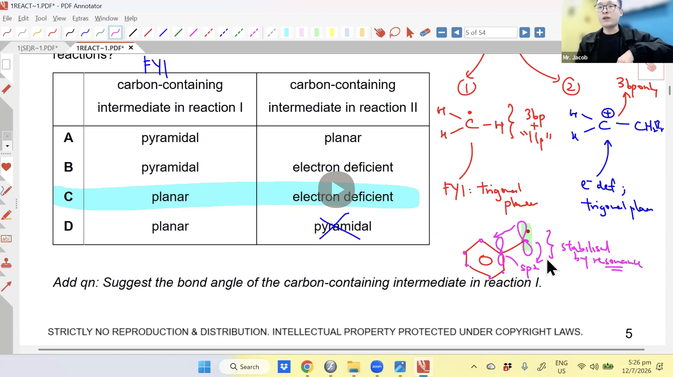 30. Organic Chem Revision L1 (Reactions, Mechanisms & Synthesis) [2026] - Mr JT