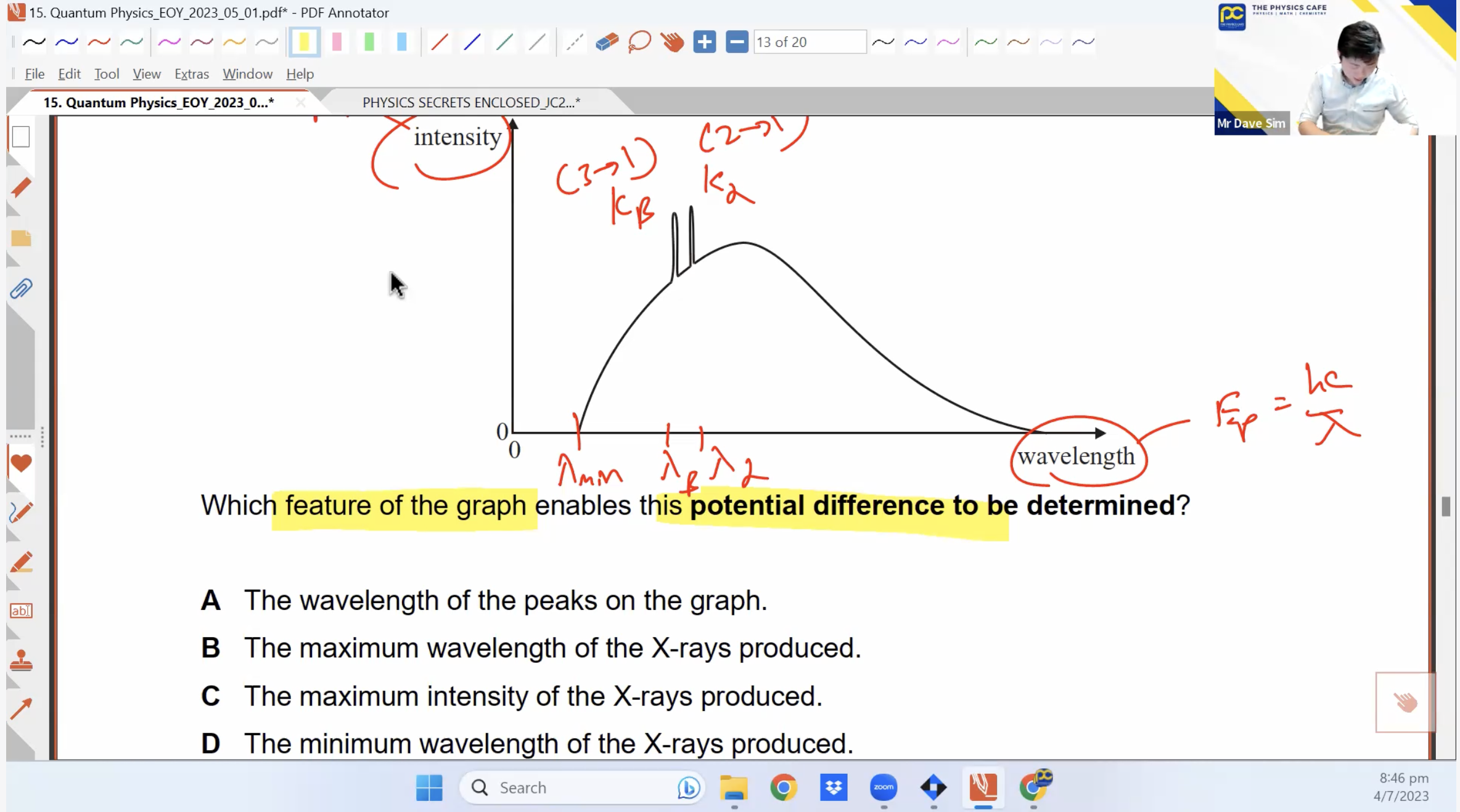 31. Quantum Physics Revision Lesson 2 [2026] - MDS