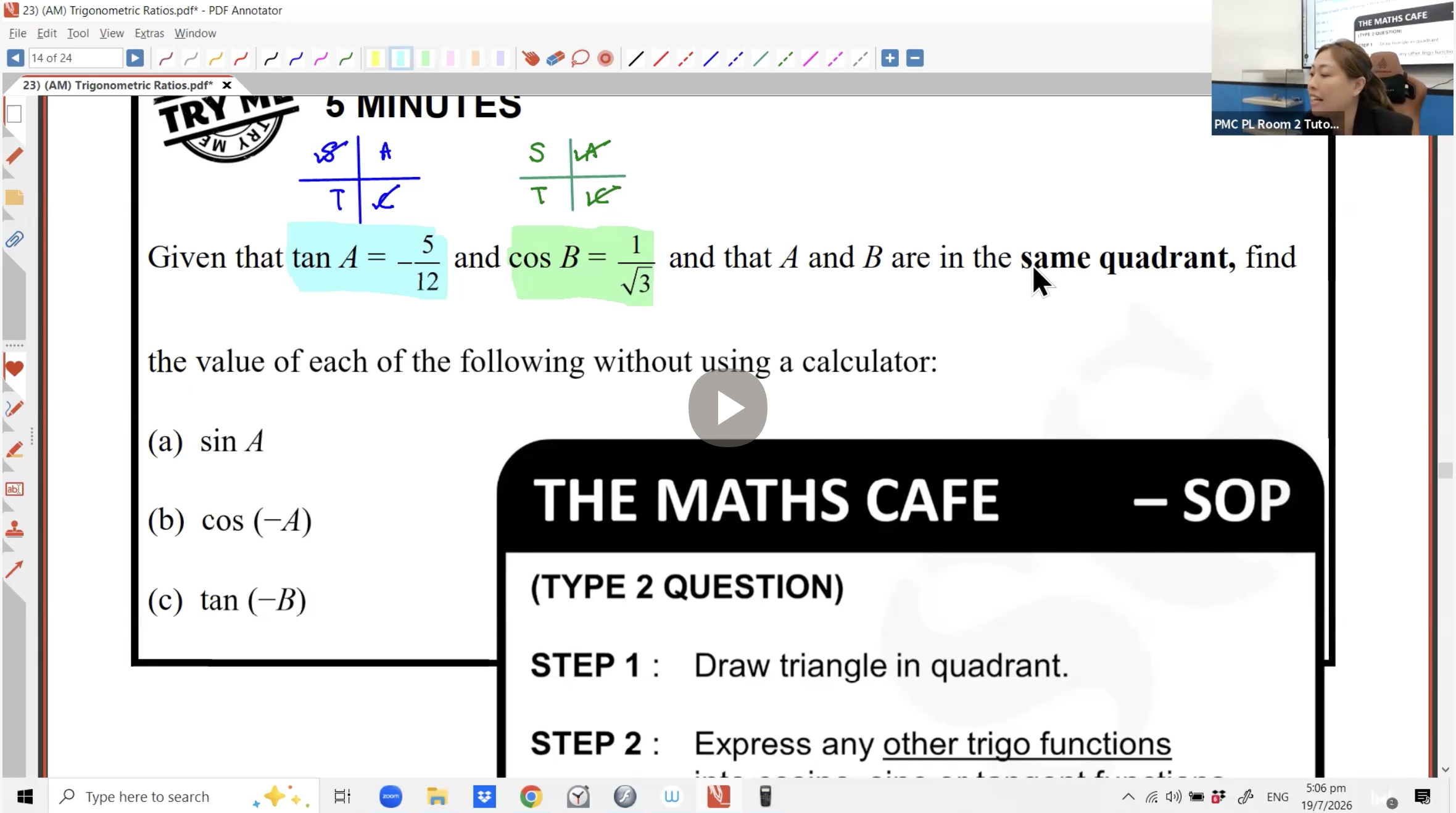 31. EOY Revision Starts - Trigonometry Ratios [2026] - Ms JL