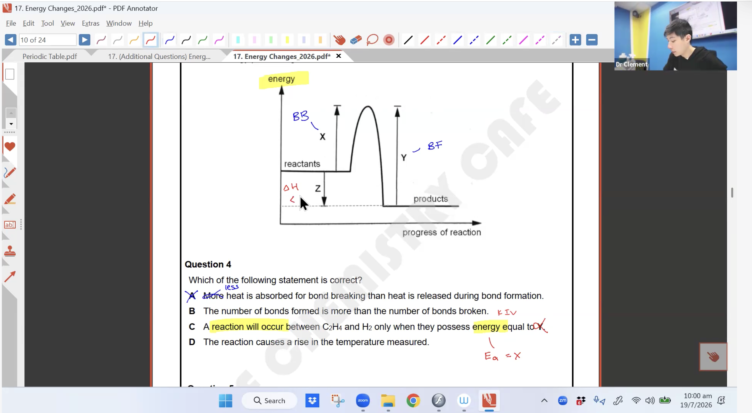 31. Energy Change 1 [2026] - Dr C