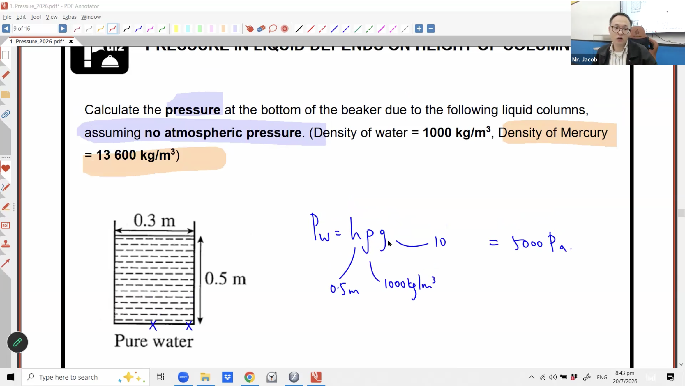 32. (P) Pressure L1 [2026] - Mr JT