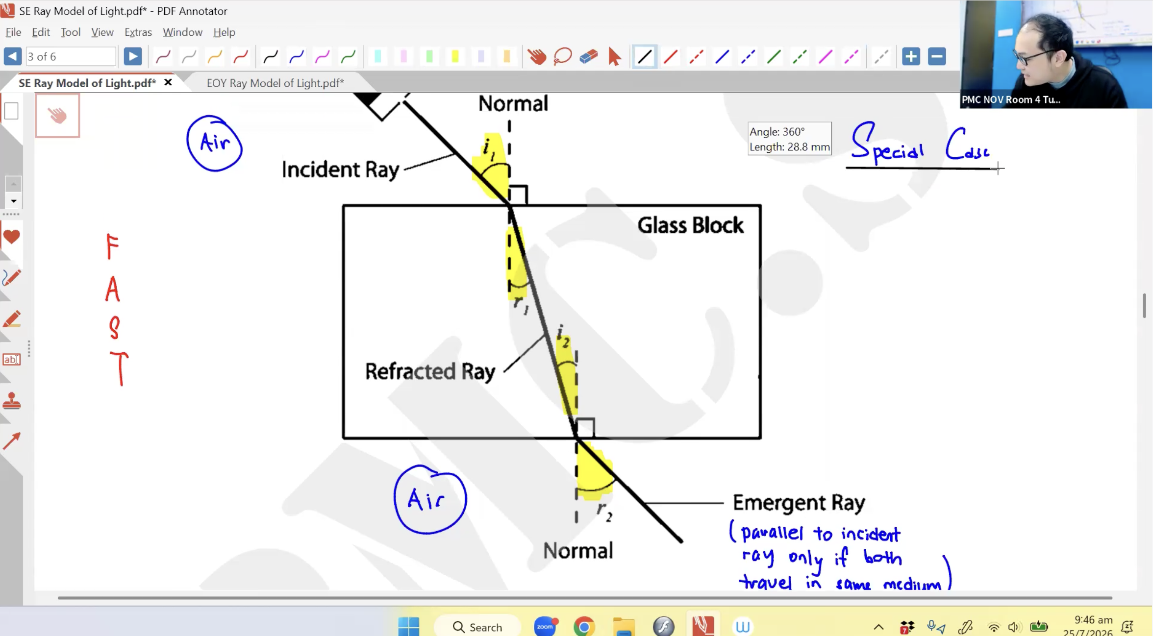 32. EOY Ray Model of Light [2026] - Mr AA