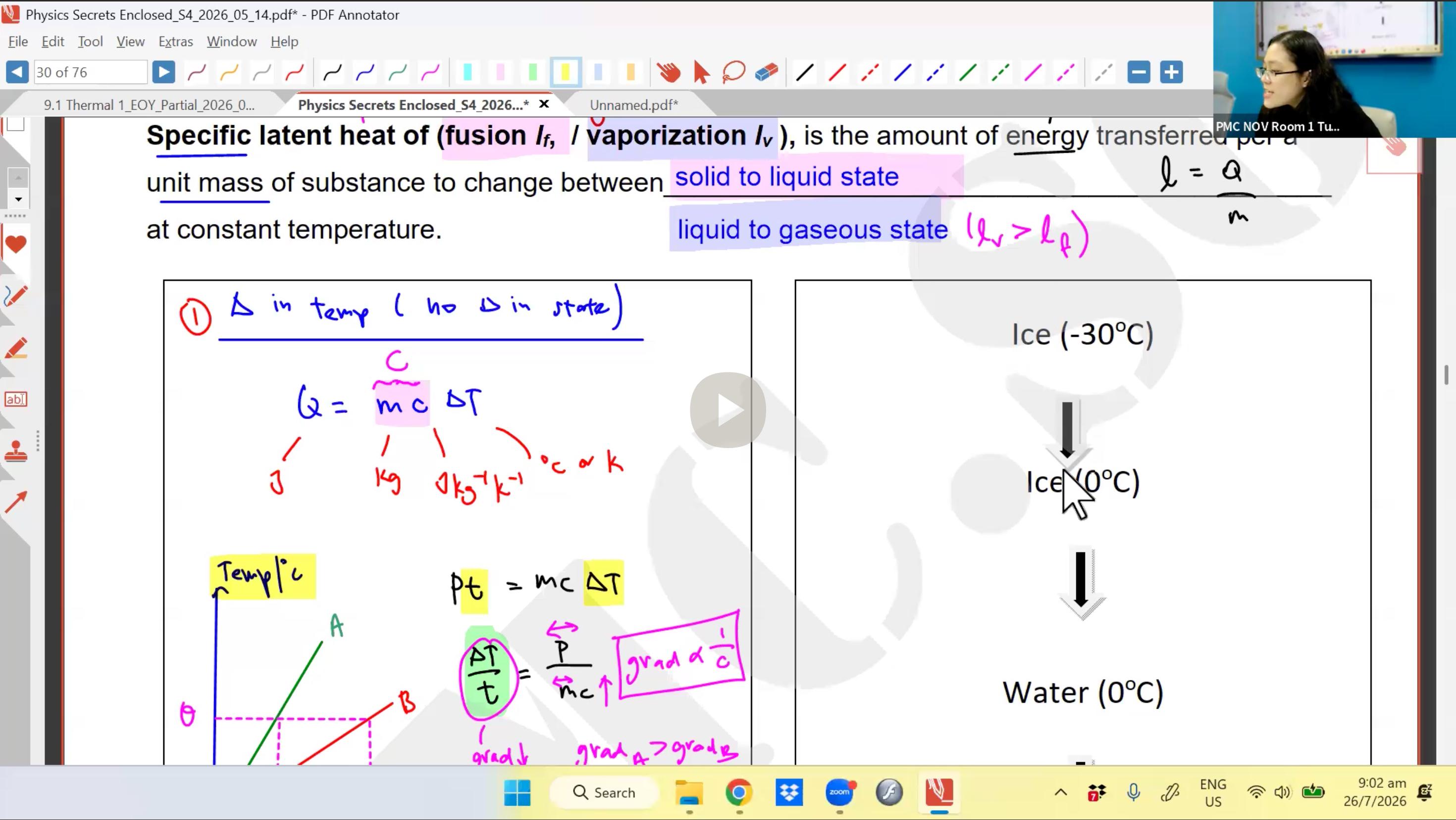 32. Thermal Physics Lesson 1 EOY Revision [2026] - Ms AC