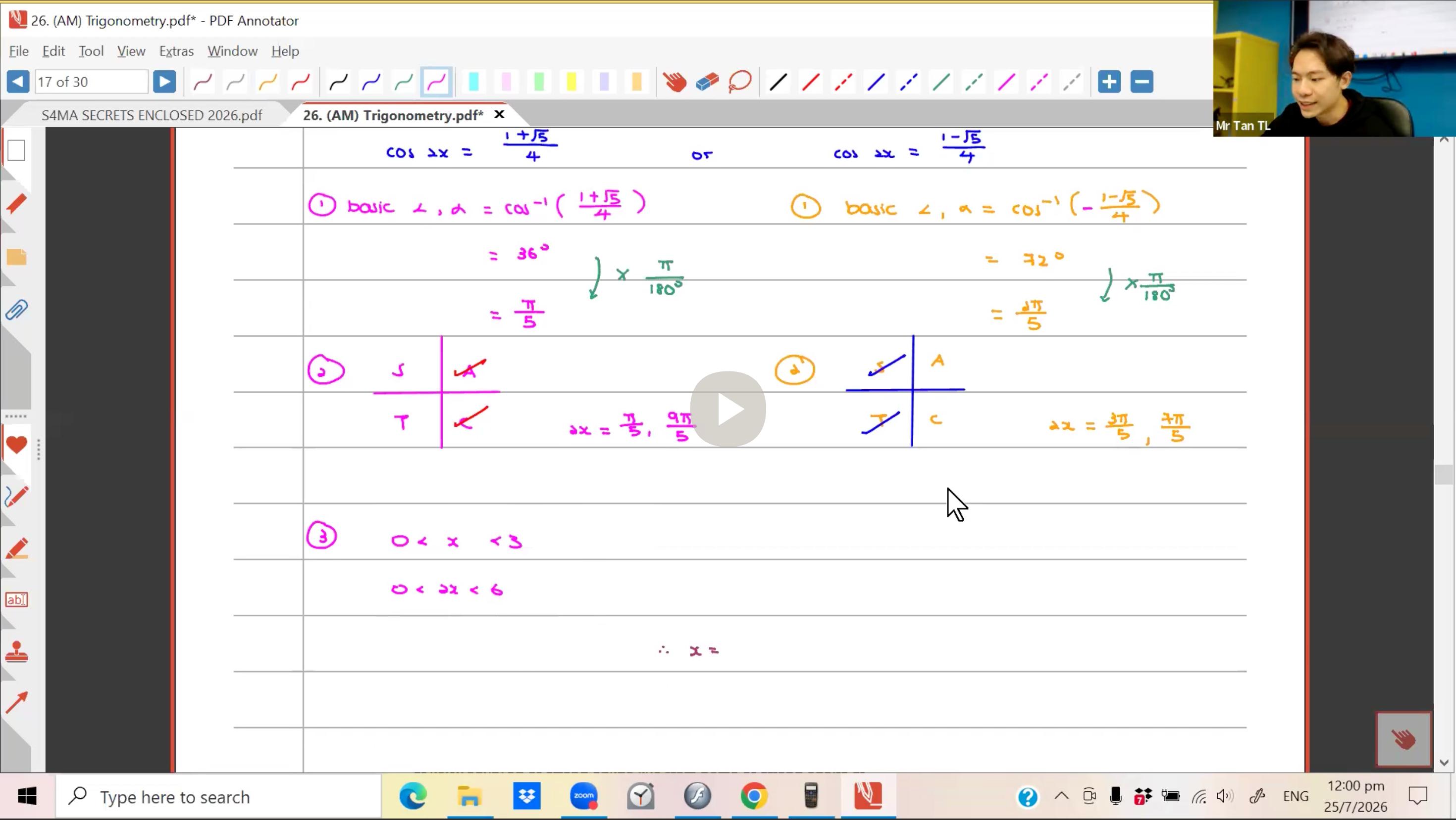 32. Final Revision: Trigonometry Part 2 [2026] - Mr TTL