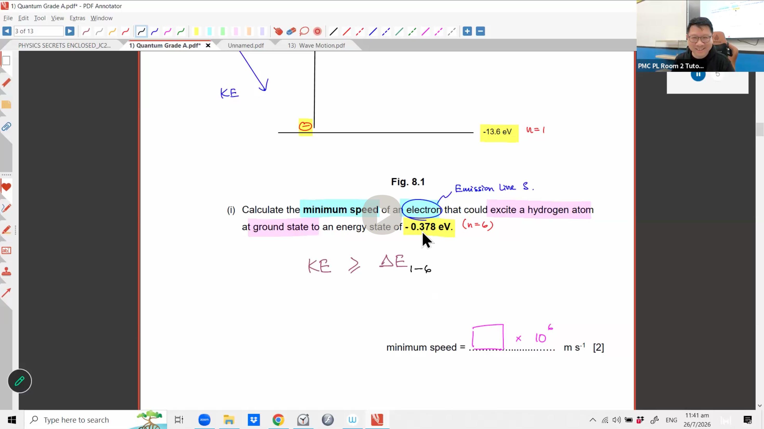 32. Quantum Physics Grade A Questions [2026] - Mr DK