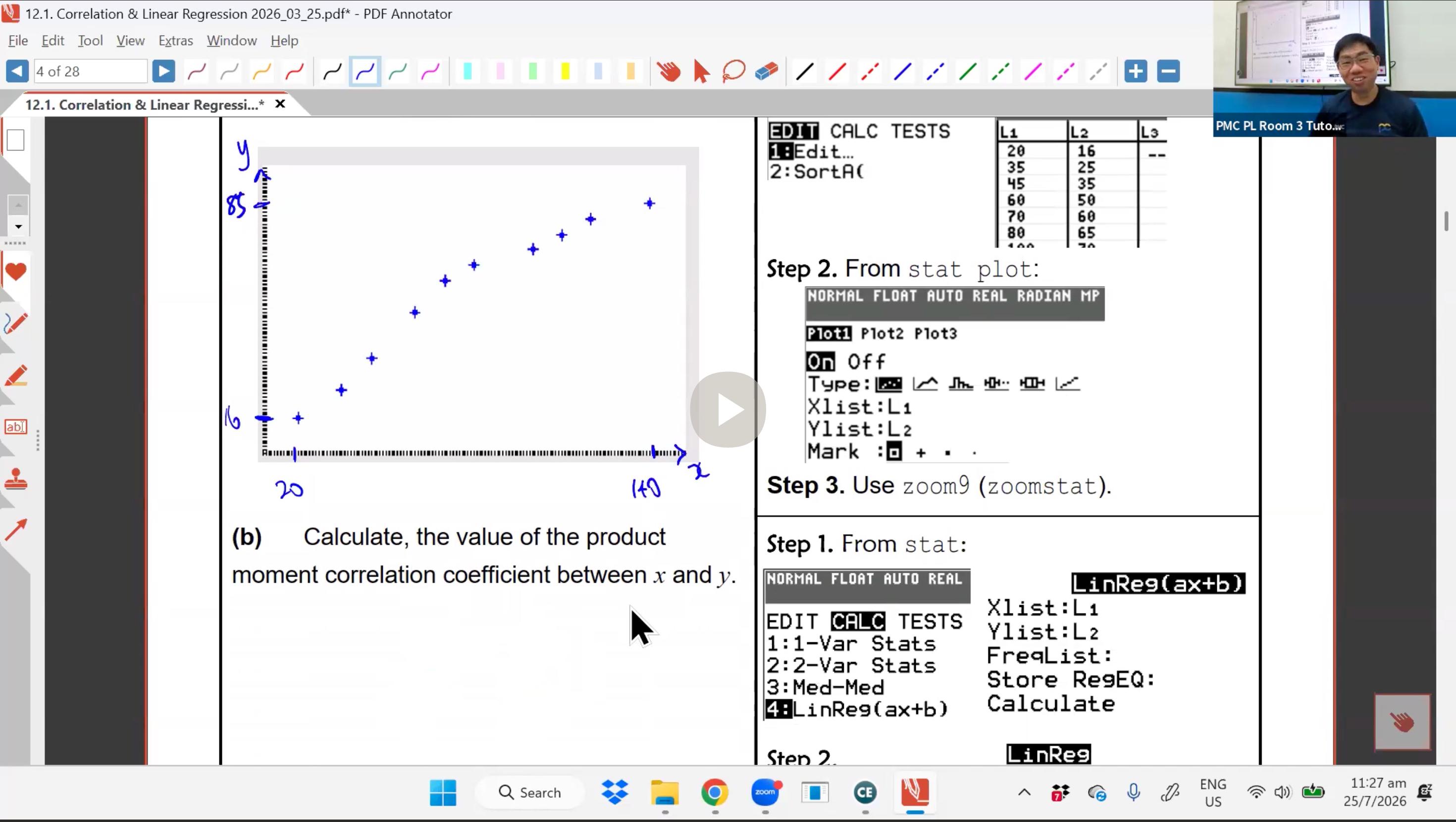 32. Linear Regression L1 [2026] - Mr CT