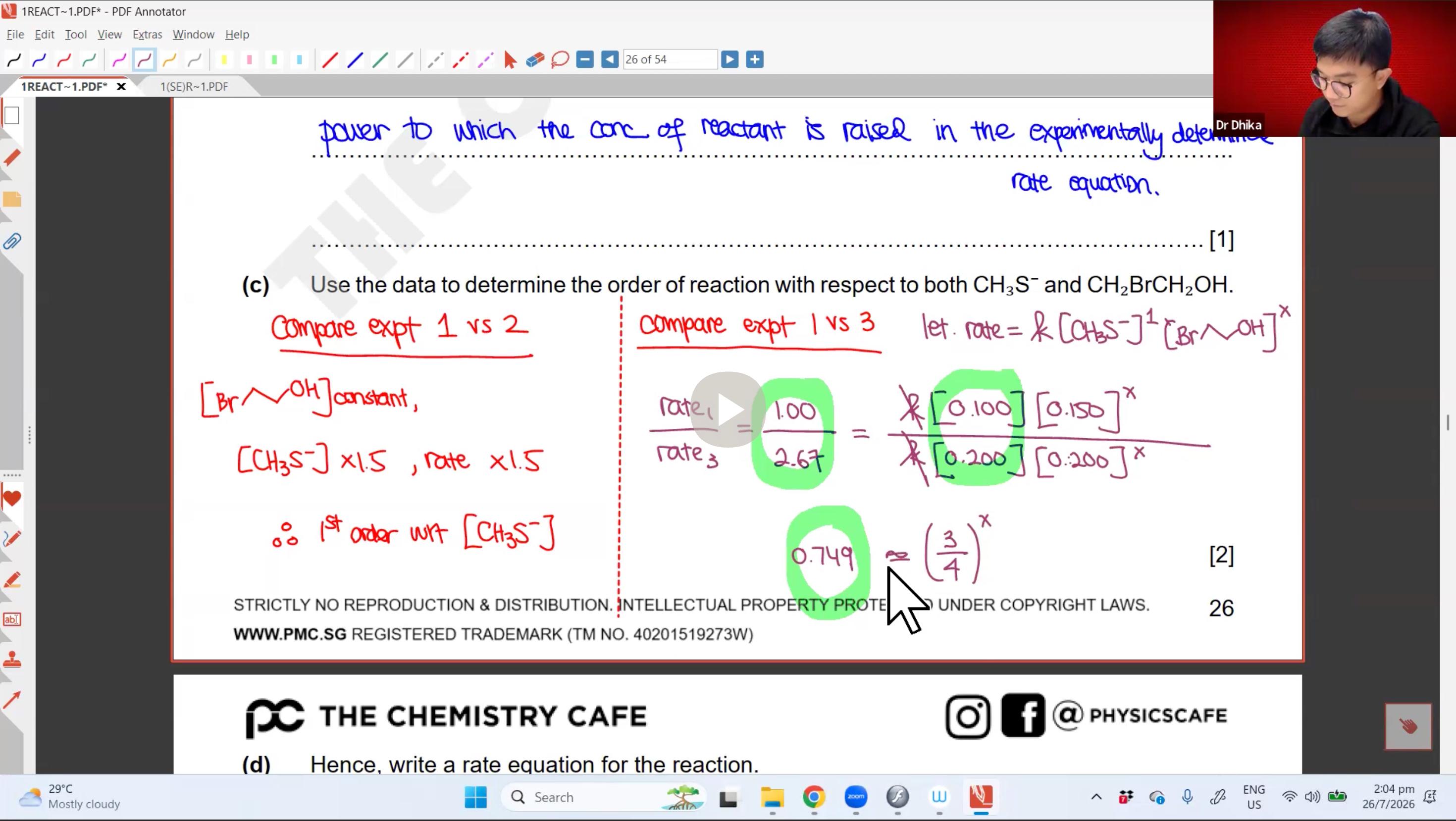 32. Organic Chem Revision L3 (Reactions, Mechanisms & Synthesis) [2026] - Dr D
