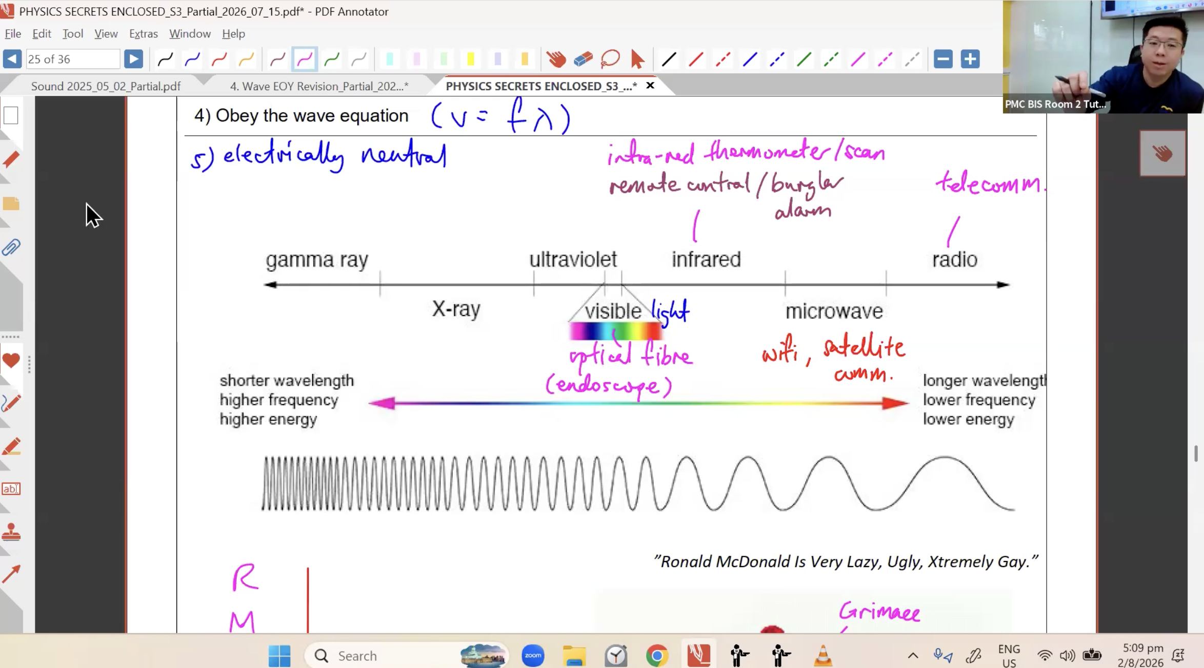 33. EOY Revision - Wave (EM Waves) L2 [2026] - Mr SW