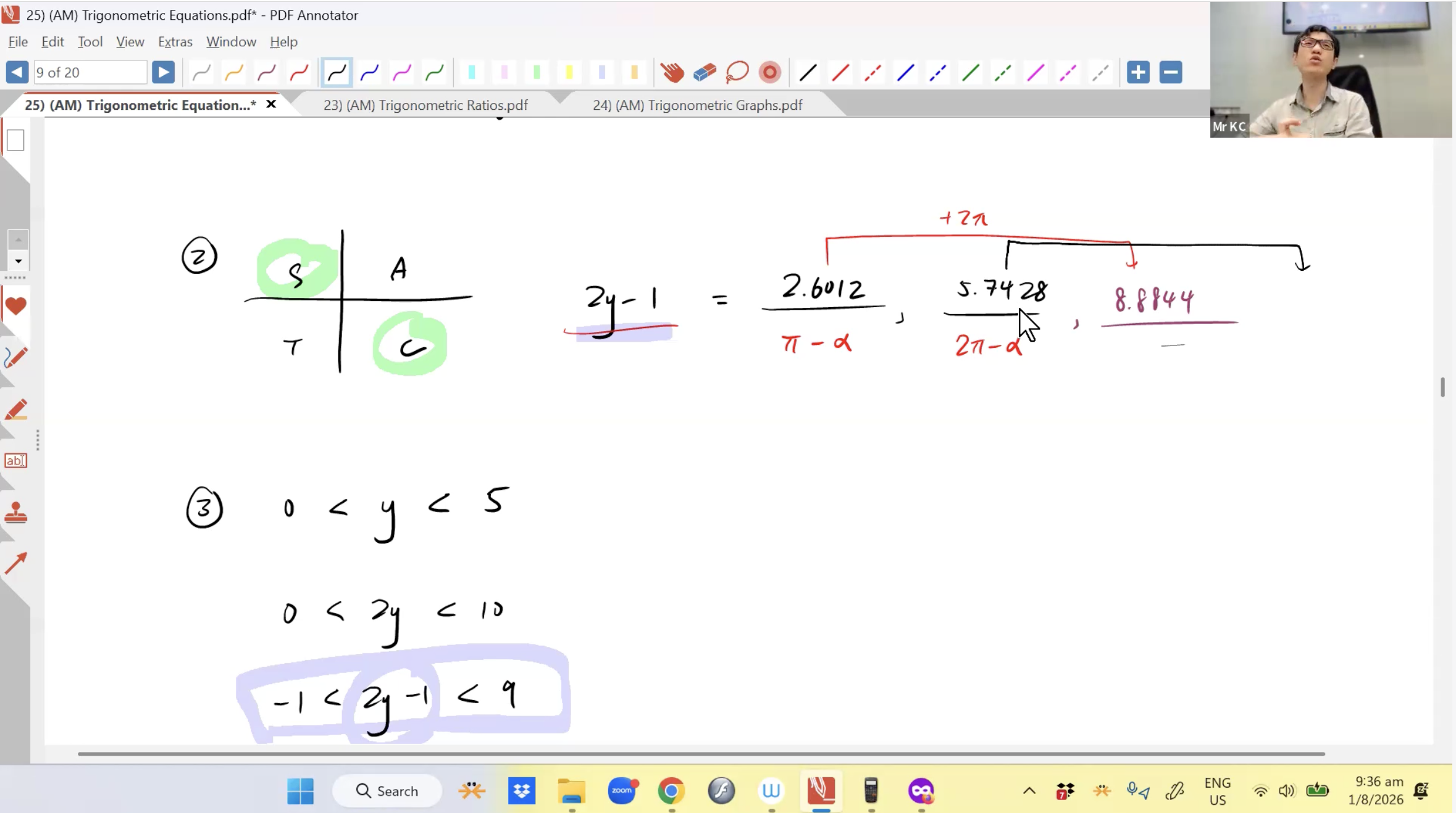 33. EOY Revision Starts - Trigonometry Eqn [2026] - Mr KC