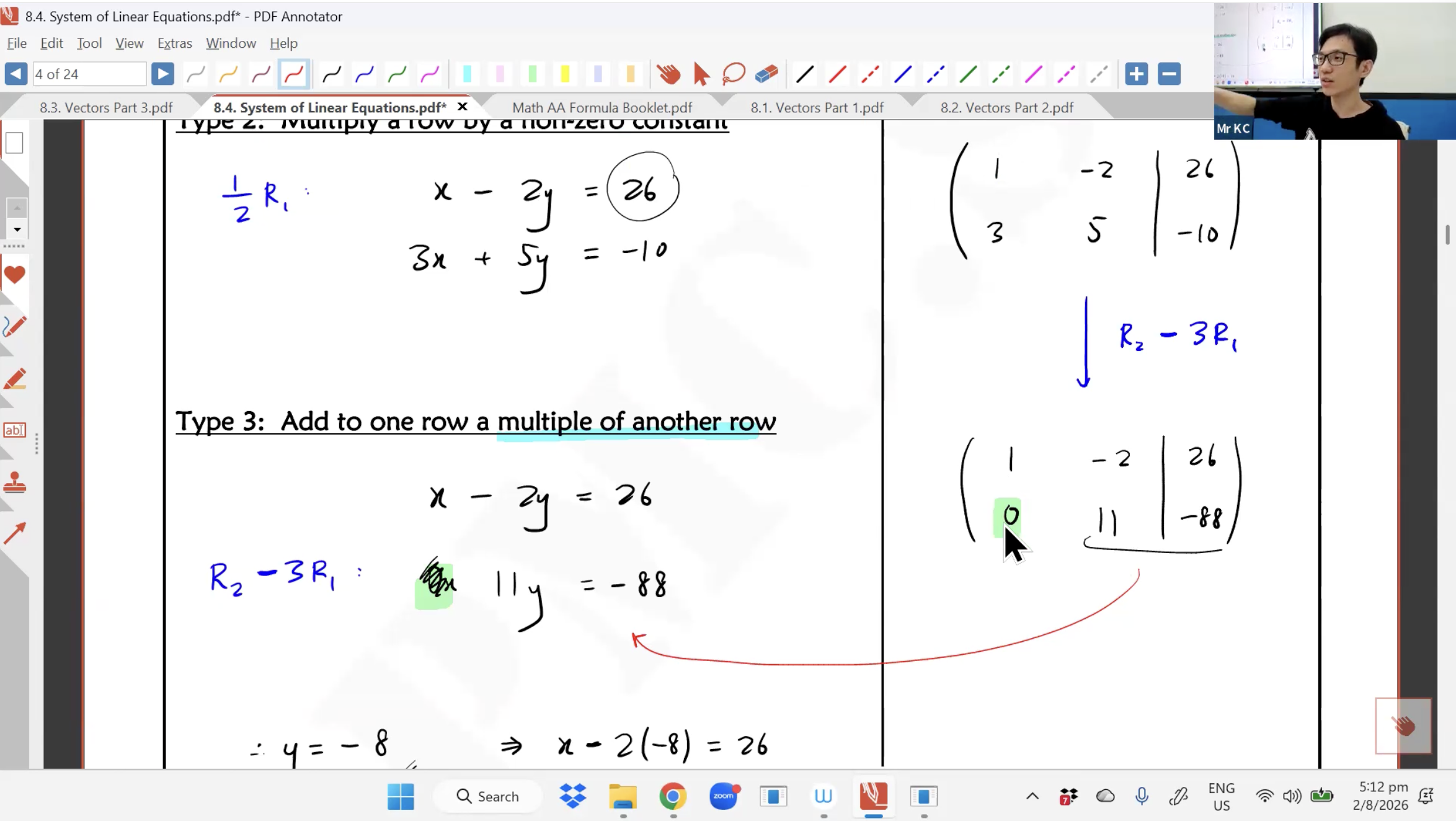 33. Vectors L6 + SLE [2026] - Mr KC