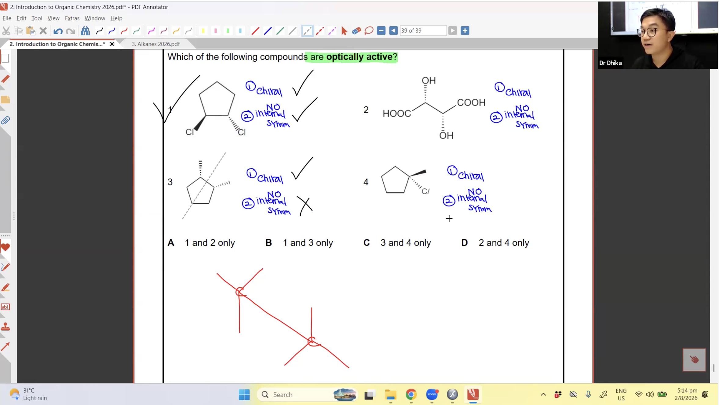 33. Introduction to Organic Chemistry L3 [2026] - Dr D