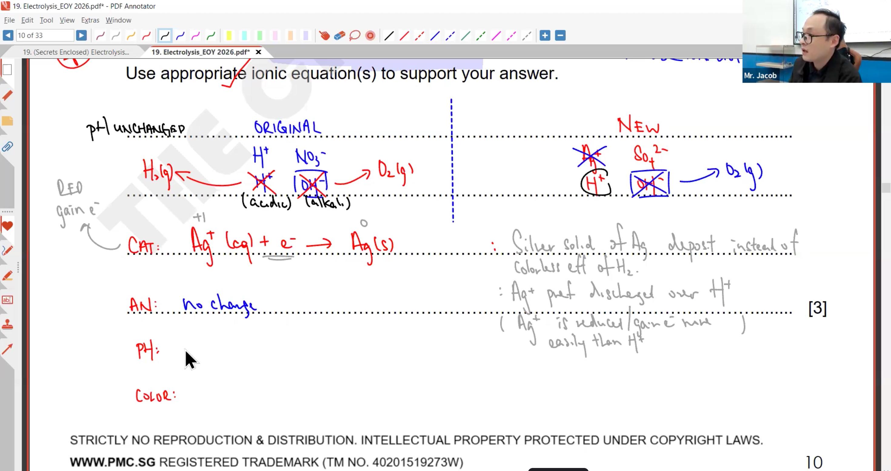 34a. Electrolysis EOY L2 & L3 [2026] - Mr JT