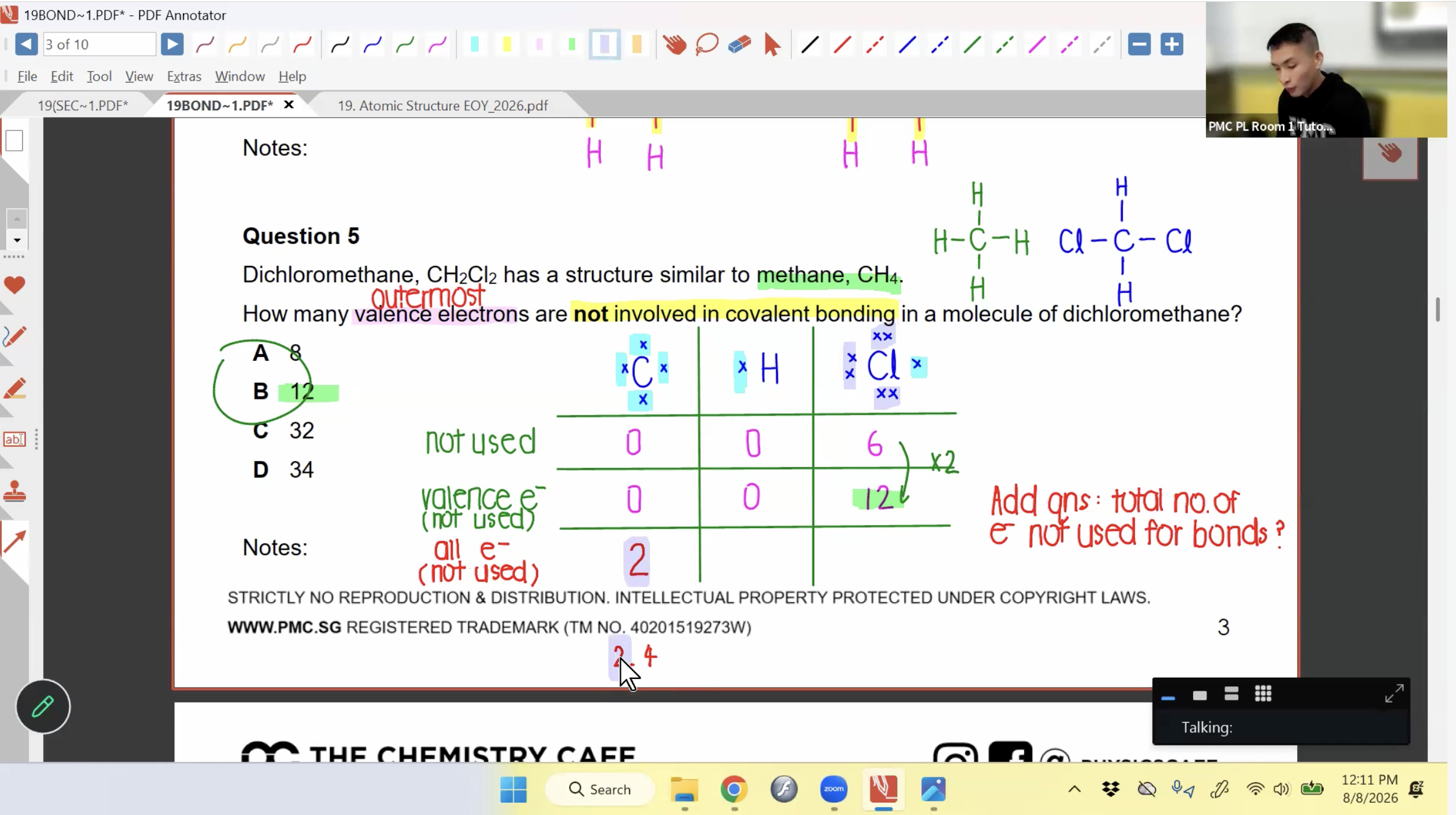 34. EOY Revision - Atomic Structure & Bonding 2 [2026] - Dr LSJ