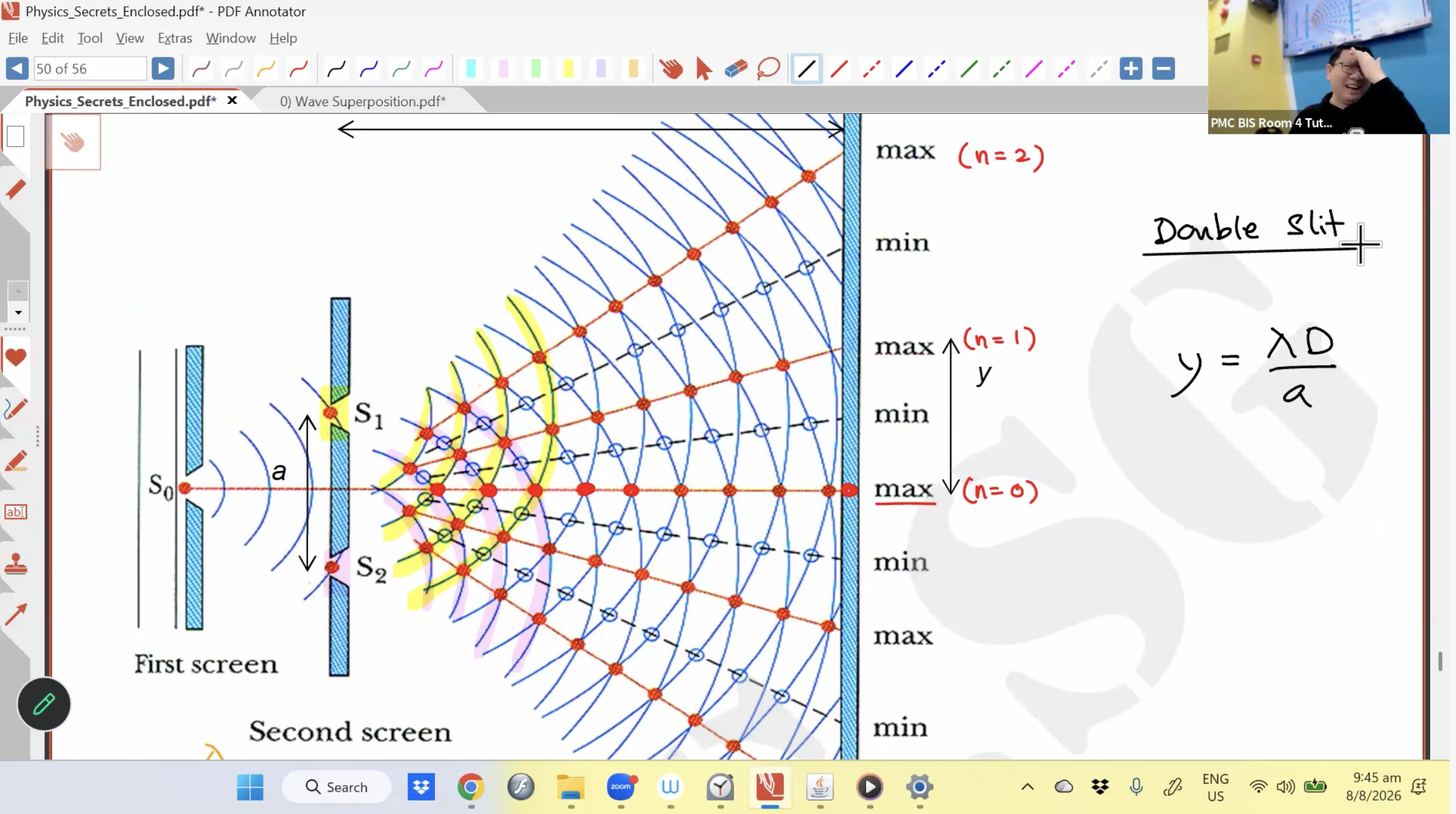 34. Wave Superposition - Double Slit (Intro) - special for 2025 onwards [2026] - Mr DK