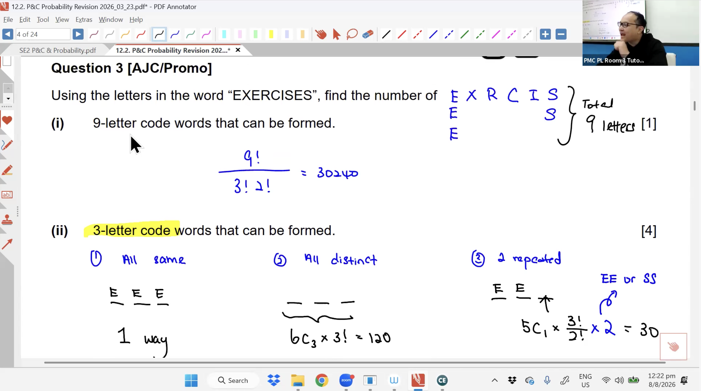34. P&C and Probability Revision L1 [2026] - Mr AA