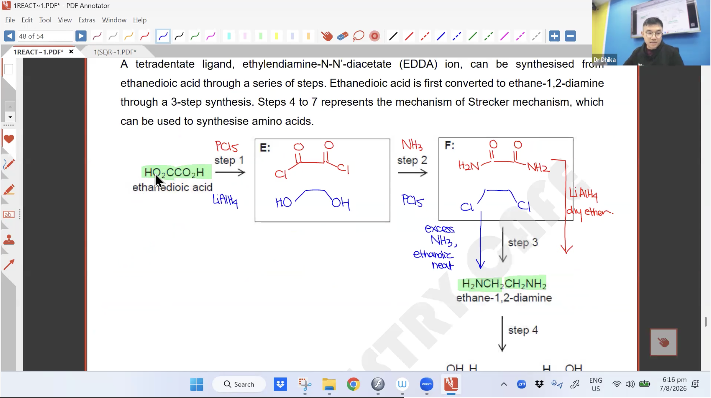 34. Organic Chem Revision L5 (Reactions, Mechanisms & Synthesis) [2026] - Dr D