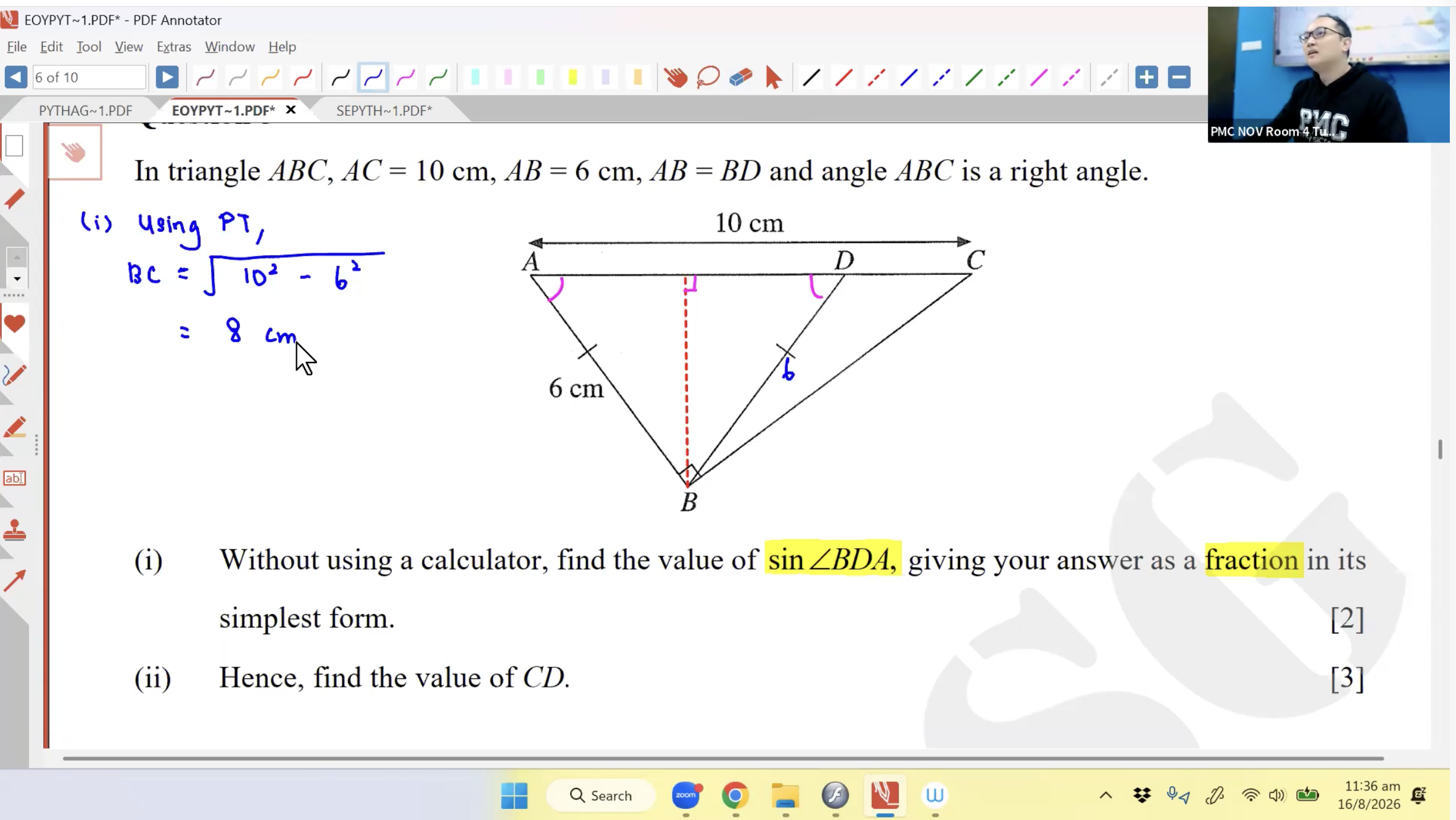 35. EOY Pythagoras Theorem + Trigonometry [2026] - Mr AA