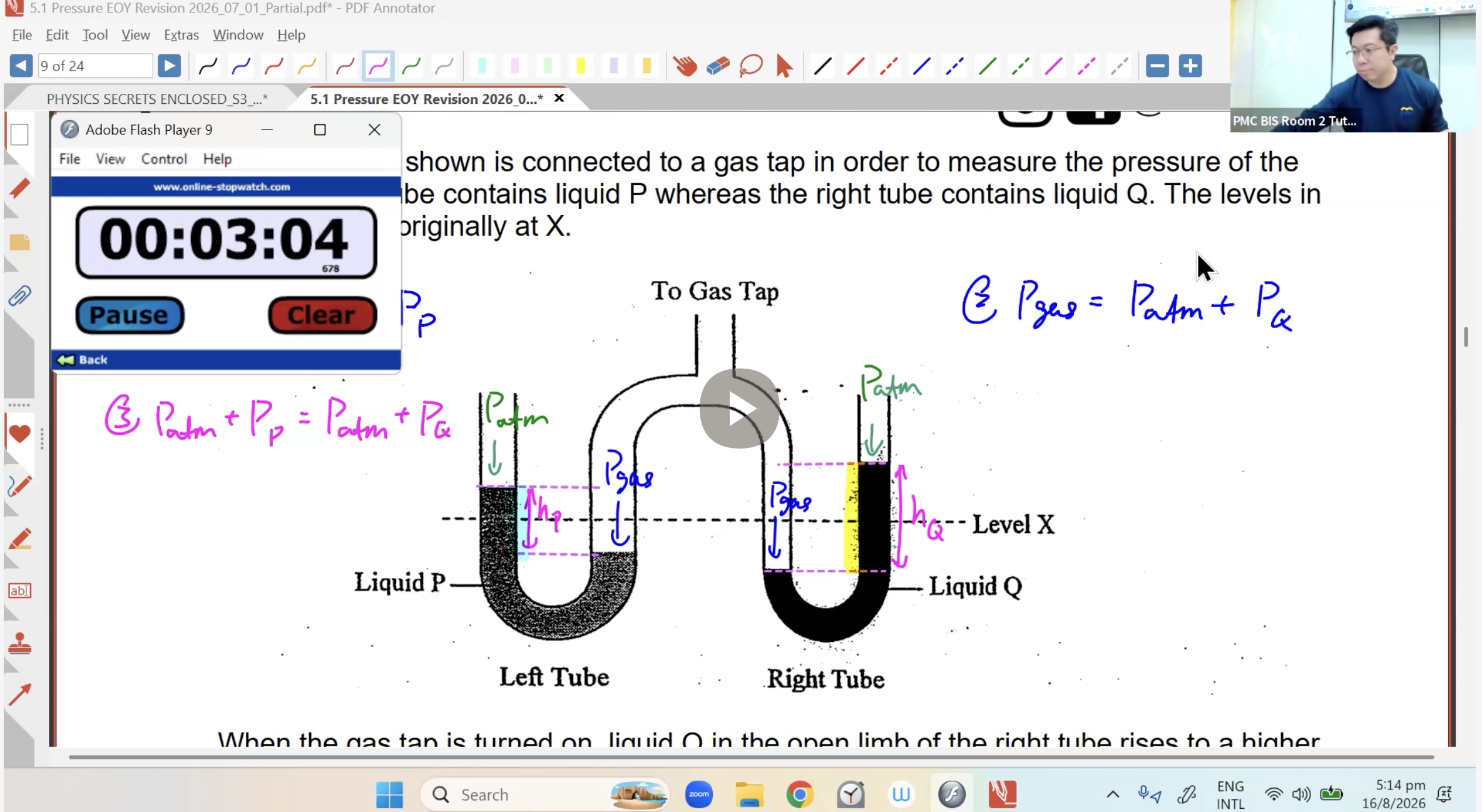 35. EOY Revision - Pressure L1 [2026] - Mr SW