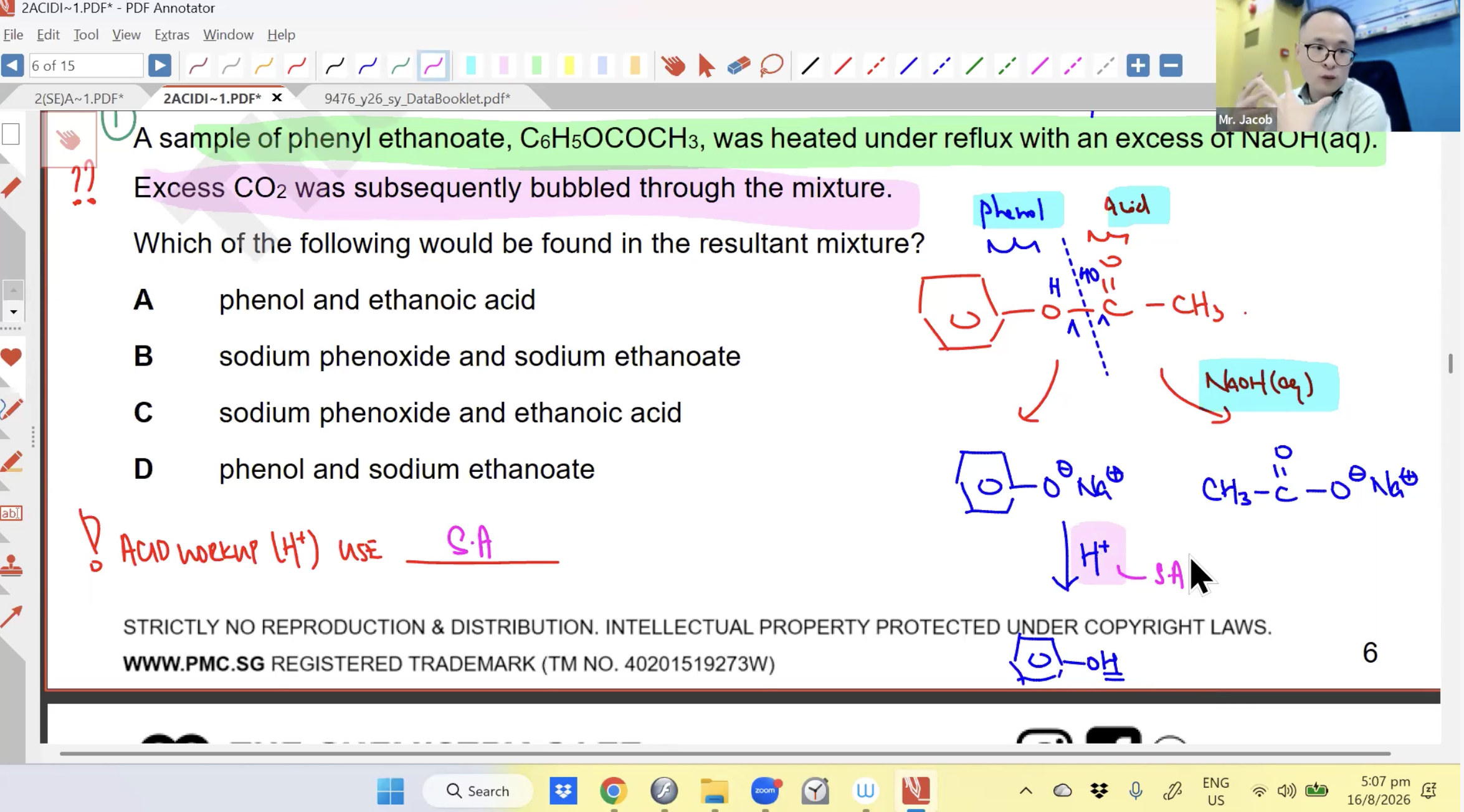 35. Organic Chemistry Revision L6 (Acidity, Basicity & Hydrolysis) [2026] - Mr JT