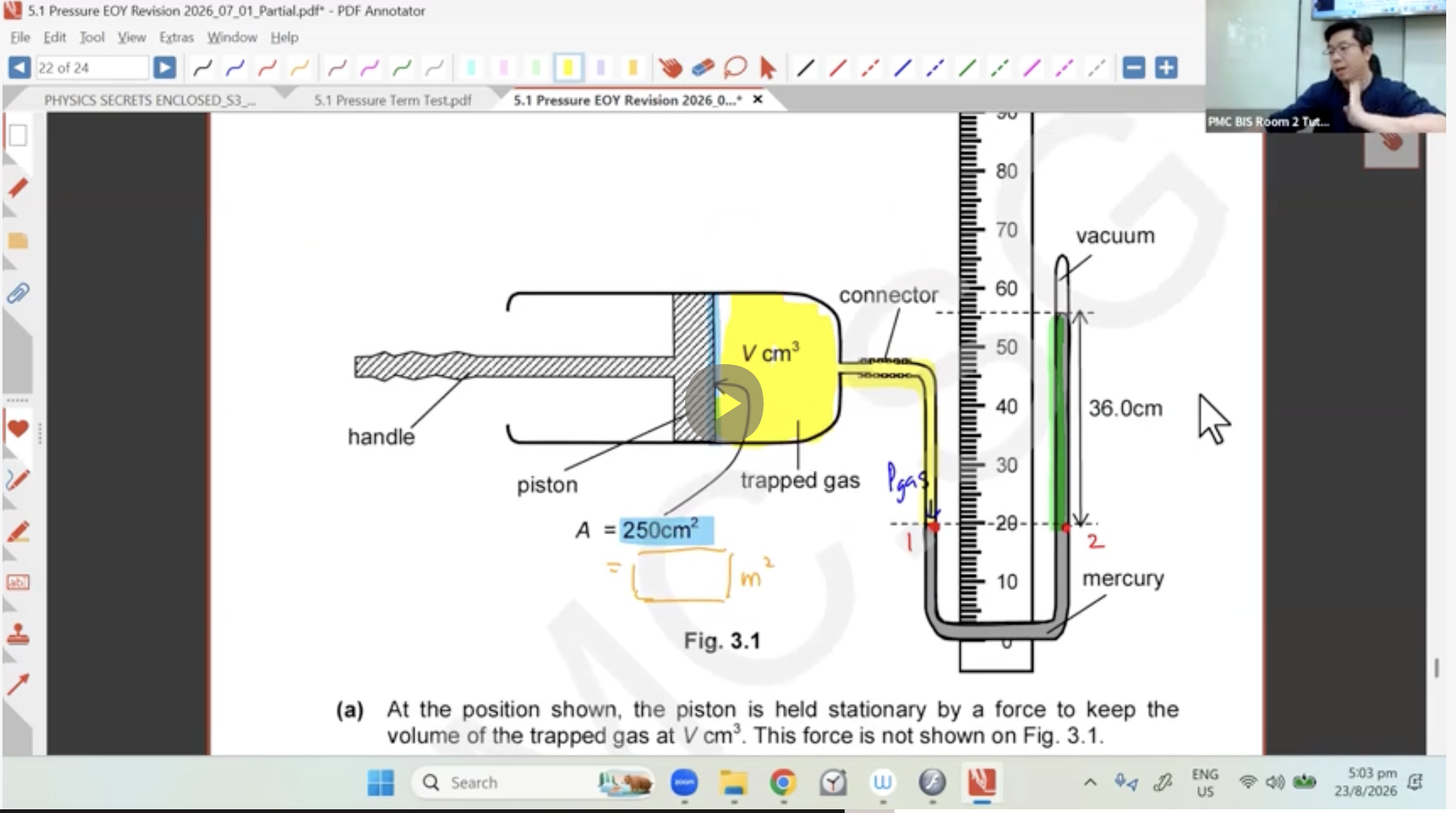 36. EOY Revision -  Pressure L2 [2026] - Mr SW
